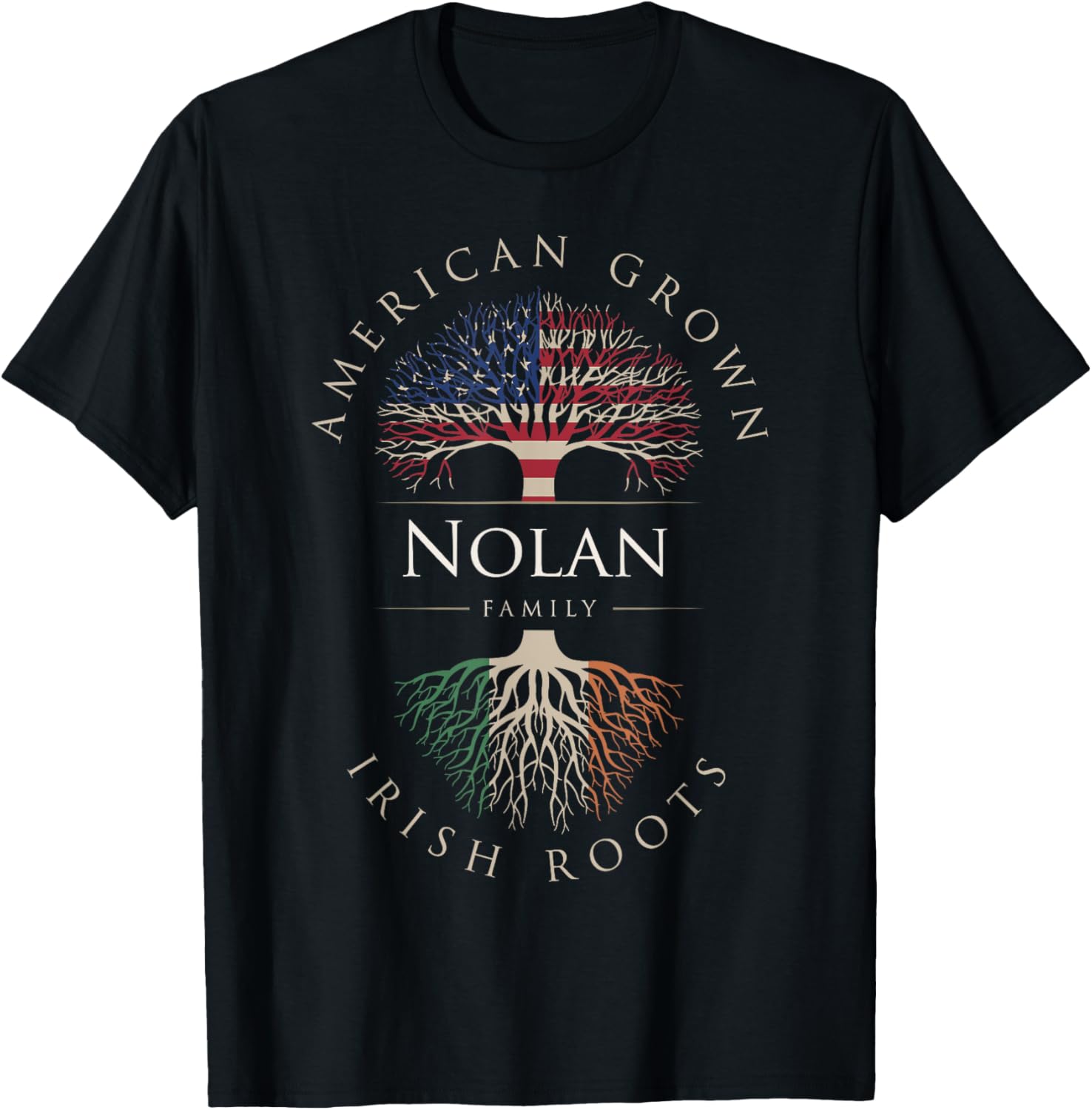 Nolan Family Name T-Shirt with Irish Roots and Ireland Flag Design - 9