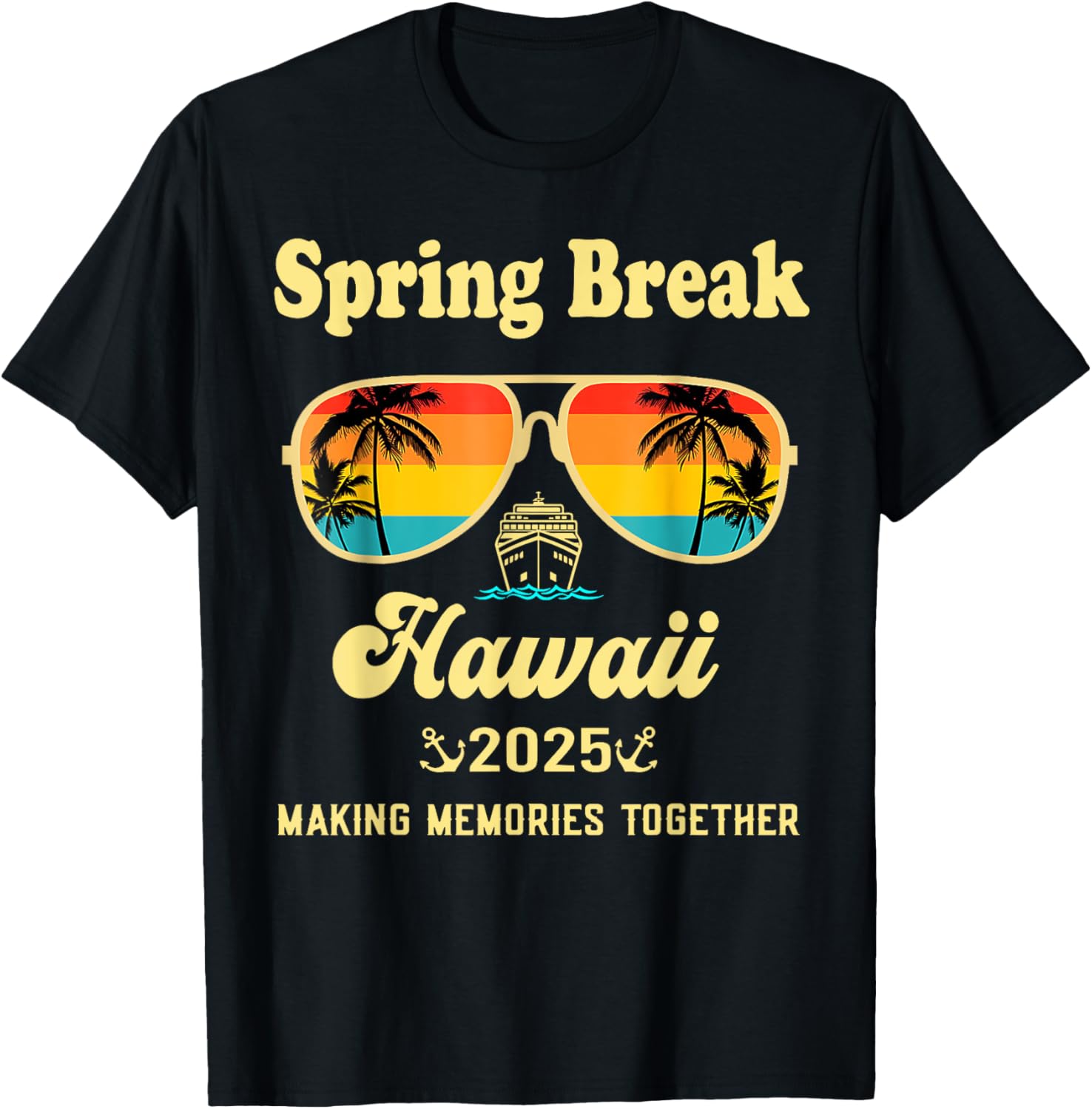 Spring Break Hawaii 2025 T-Shirt Perfect for Beach Lovers and Travelers - 1