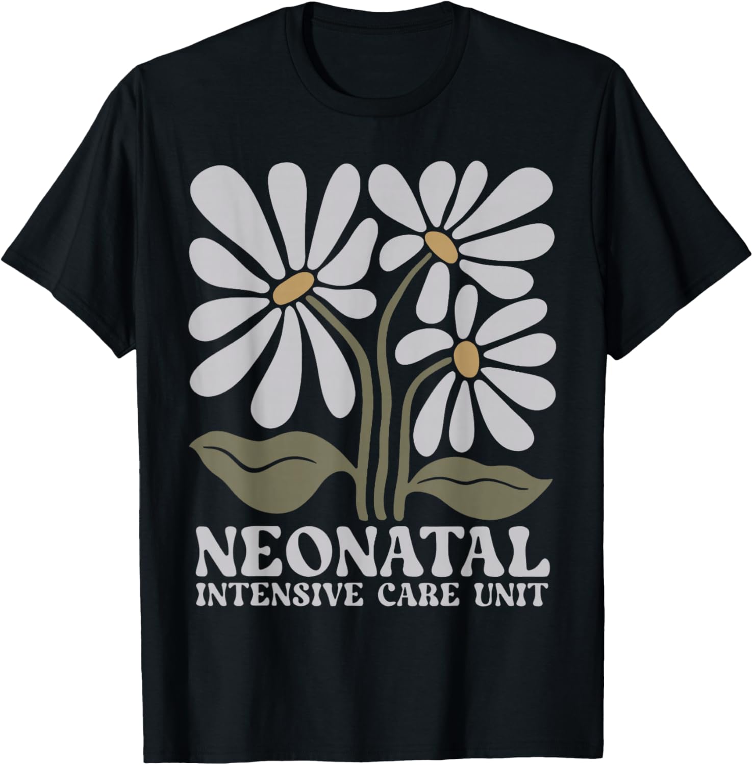 Boho Floral NICU Nurse T-Shirt for Neonatal RNs - Stylish and Comfy - 7