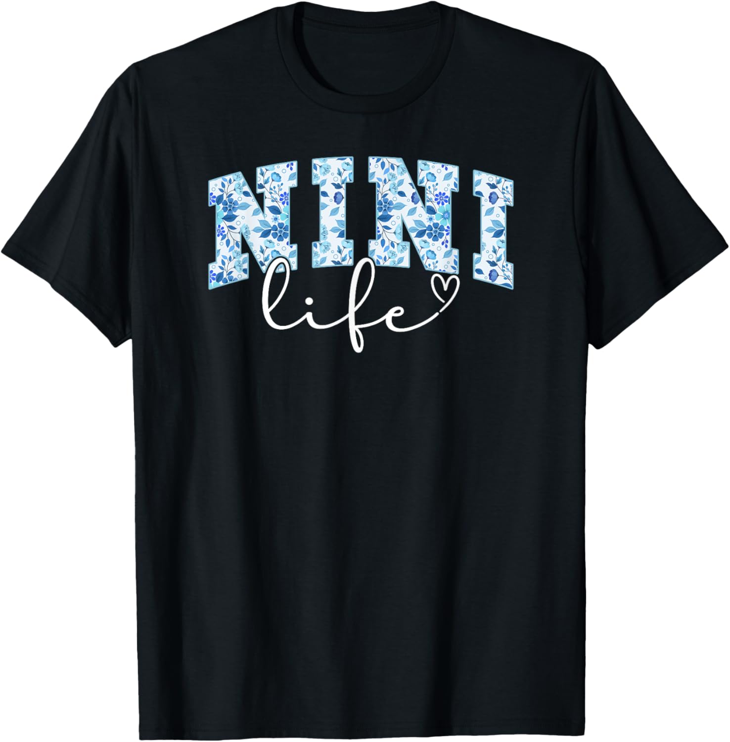 Nini Life Grandma T-Shirt for Loving Grandmothers - Stylish Gift Idea - 1