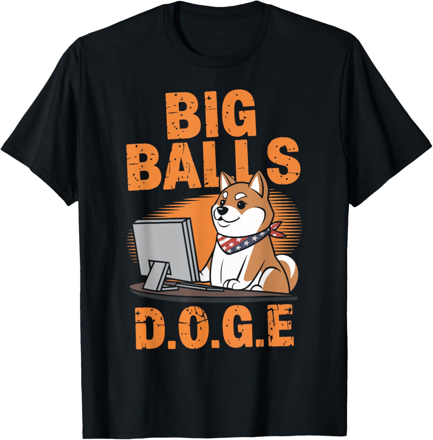 Funny Big Balls D.O.G.E DOGE T-Shirt for Dog Lovers and Pet Owners - 18