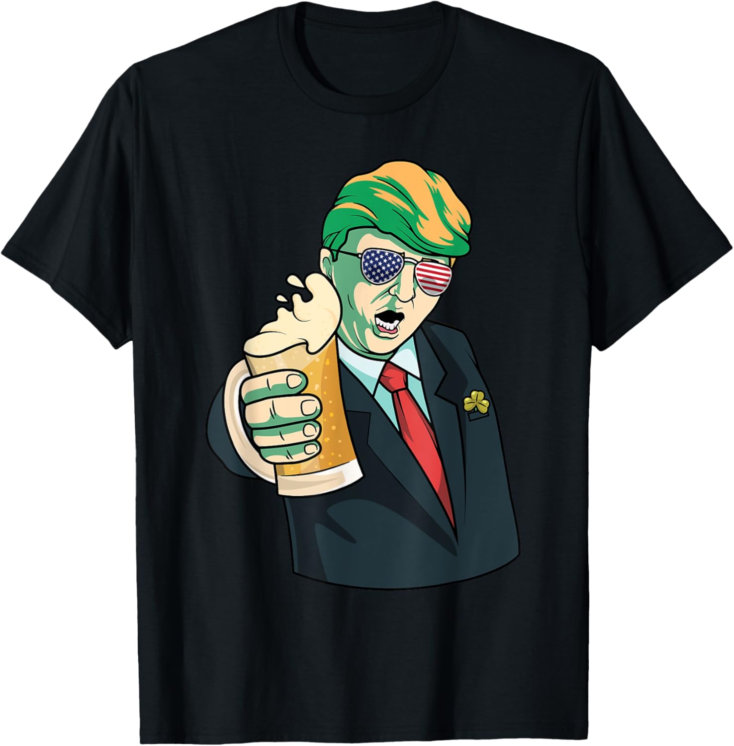 Lucky Donald St Patricks Day T-Shirt for Fun Holiday Cheers - 2