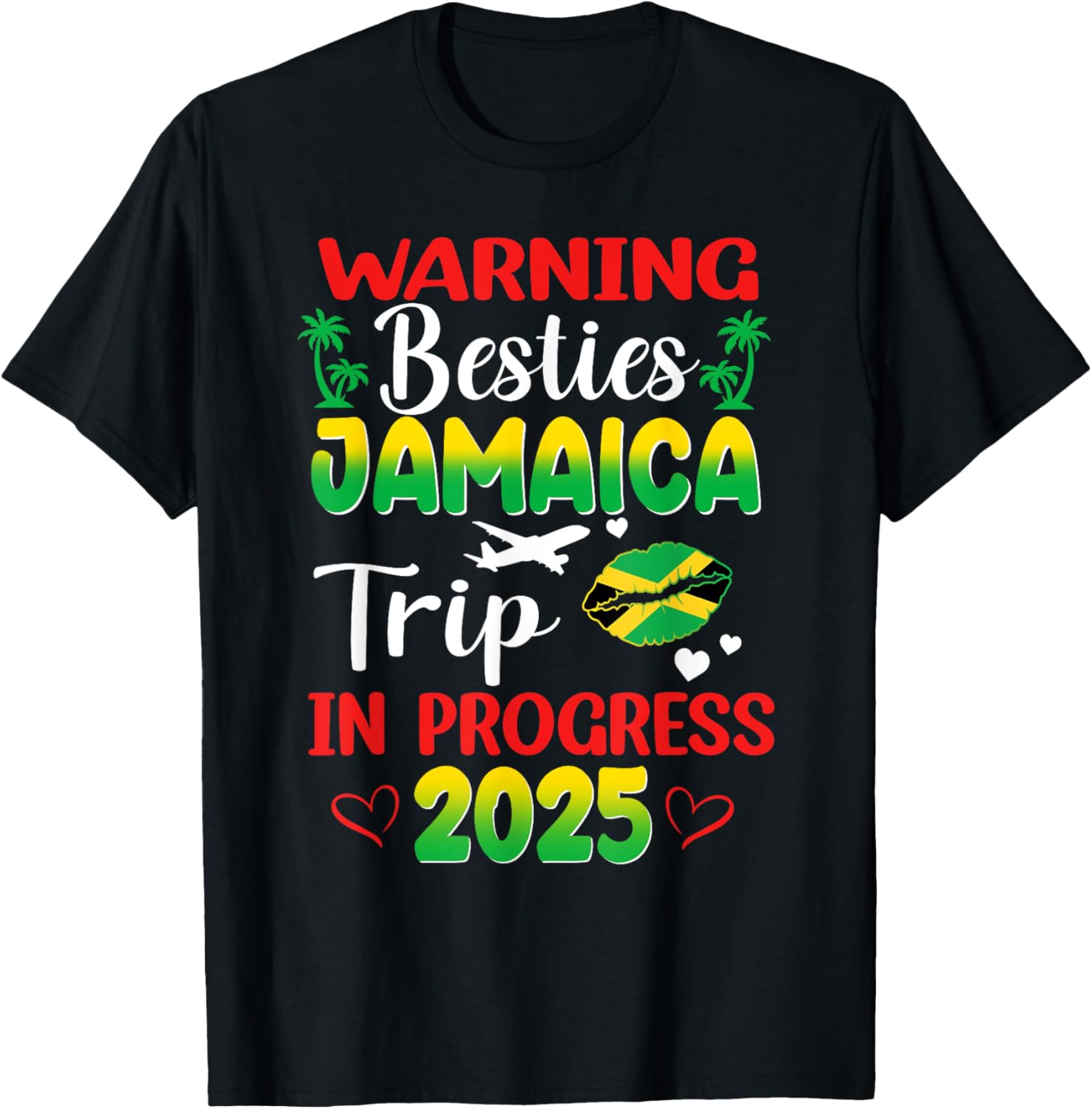 Jamaica Besties Trip In Progress 2025 Vacay T-Shirt for Fun Adventures - 8