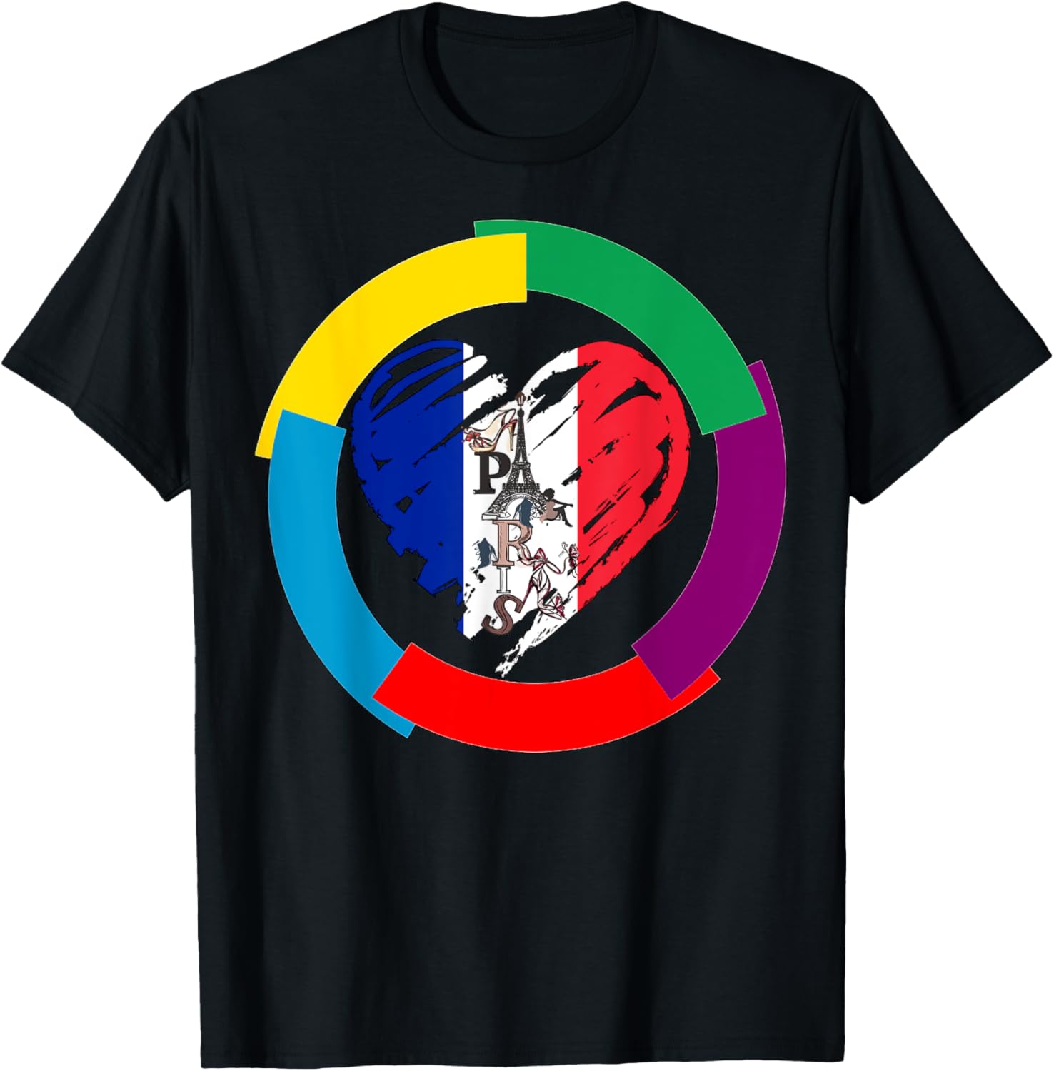 Celebrate French Language Day with Heart T-Shirt for La Francophonie - 8