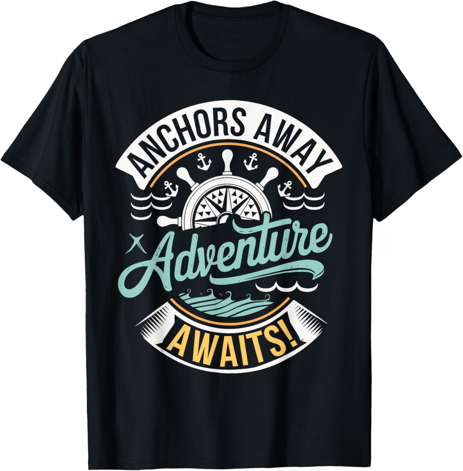 Anchors Away Nautical Adventure T-Shirt for Sea Lovers and Explorers - 13