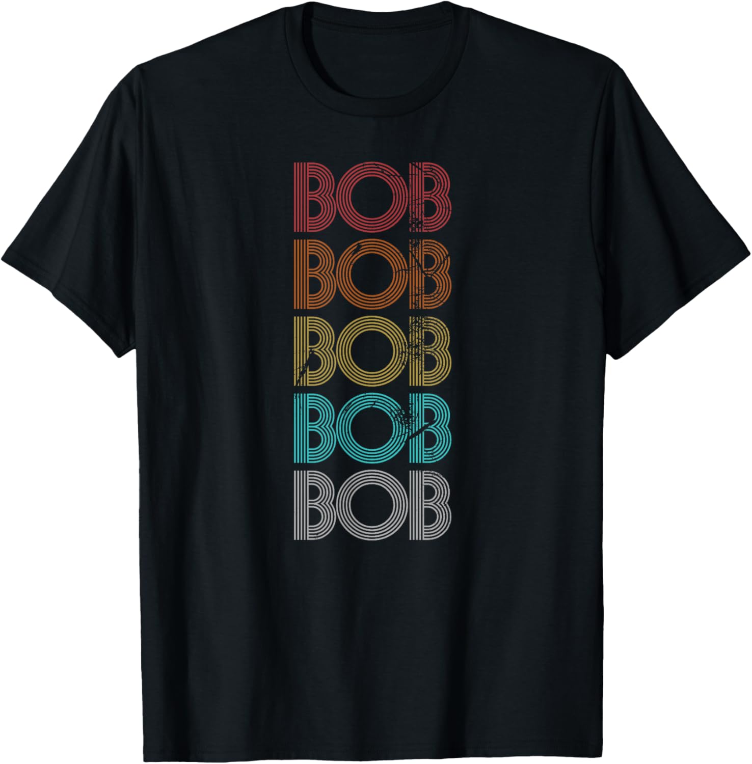 Retro Vintage BOB T-Shirt for Stylish Casual Wear and Everyday Comfort - 10
