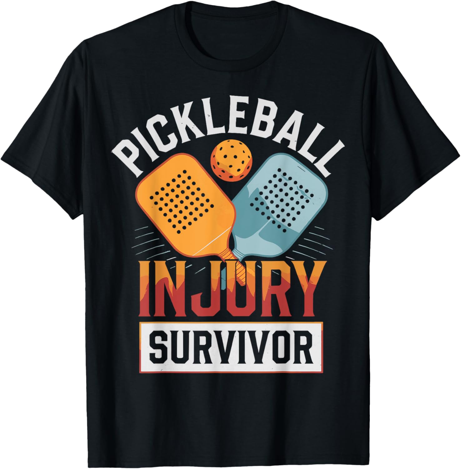 Pickleball Injury Survivor T-Shirt Fun and Stylish Sports Apparel - 2