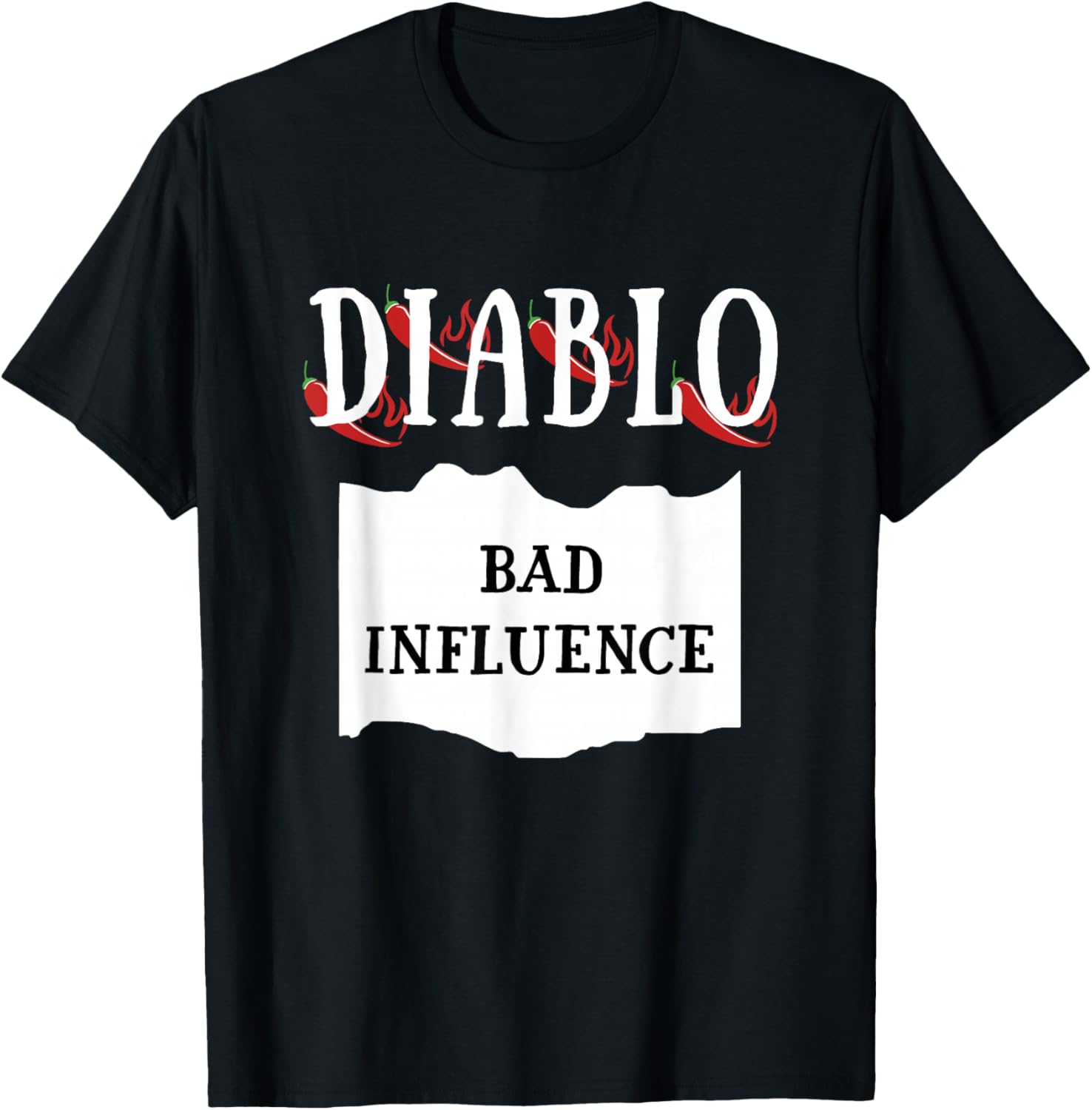 Bad Influence Diablo Hot Sauce Group Costume T-Shirt for Fun Gatherings - 1