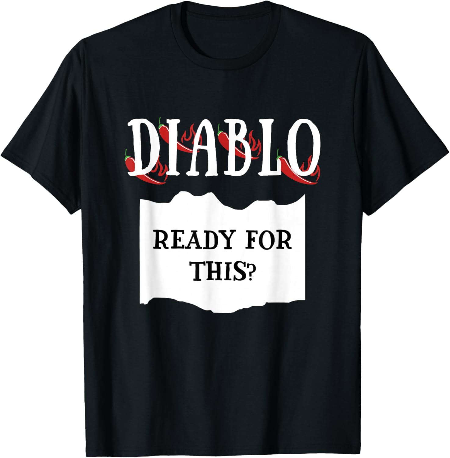 Diablo Hot Sauce Group Costume T-Shirt for Fun Parties and Events - 1