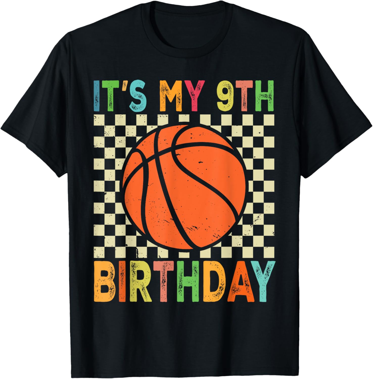 Cool 9th Birthday Basketball T-Shirt for 9 Year Old Players and Fans - 15