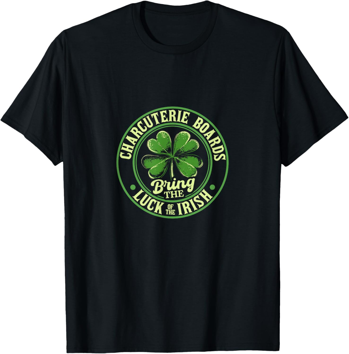St. Patrick's Day Charcuterie Shamrock T-Shirt for Festive Fun - 6