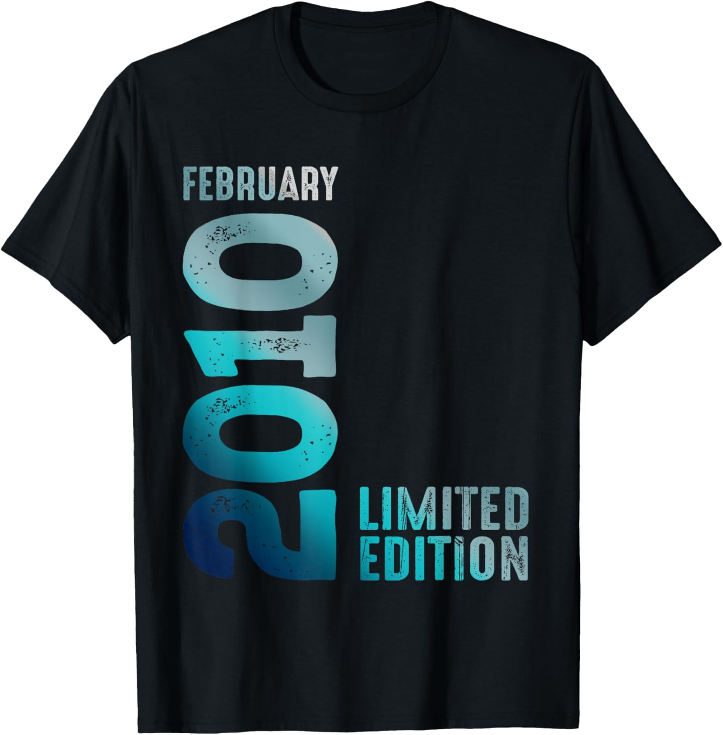 February 2010 Limited Edition Birthday T-Shirt for Unique Celebrations - 6