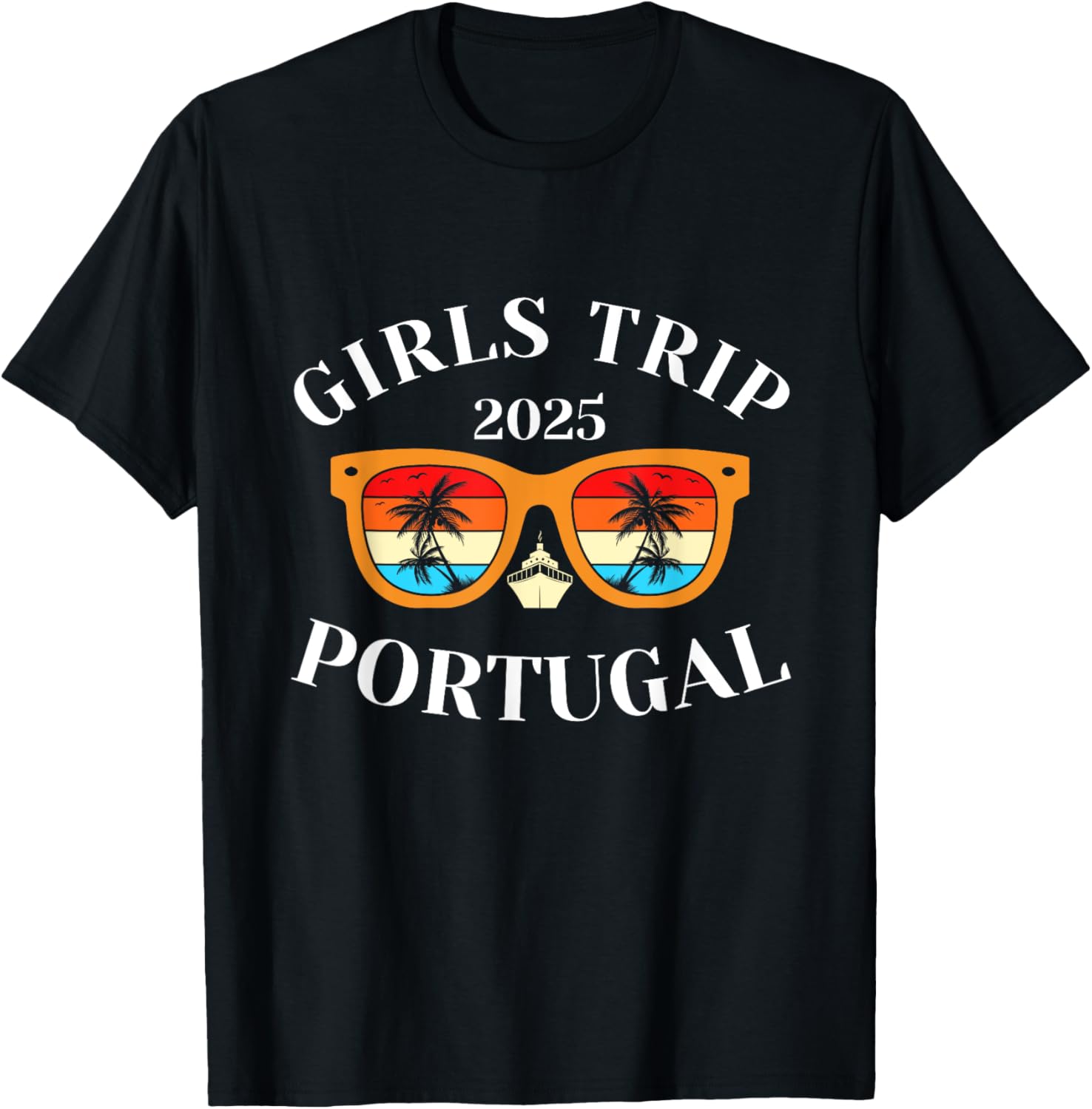 Girls Trip Portugal 2025 T-Shirt for Fun Travel Adventures - 7