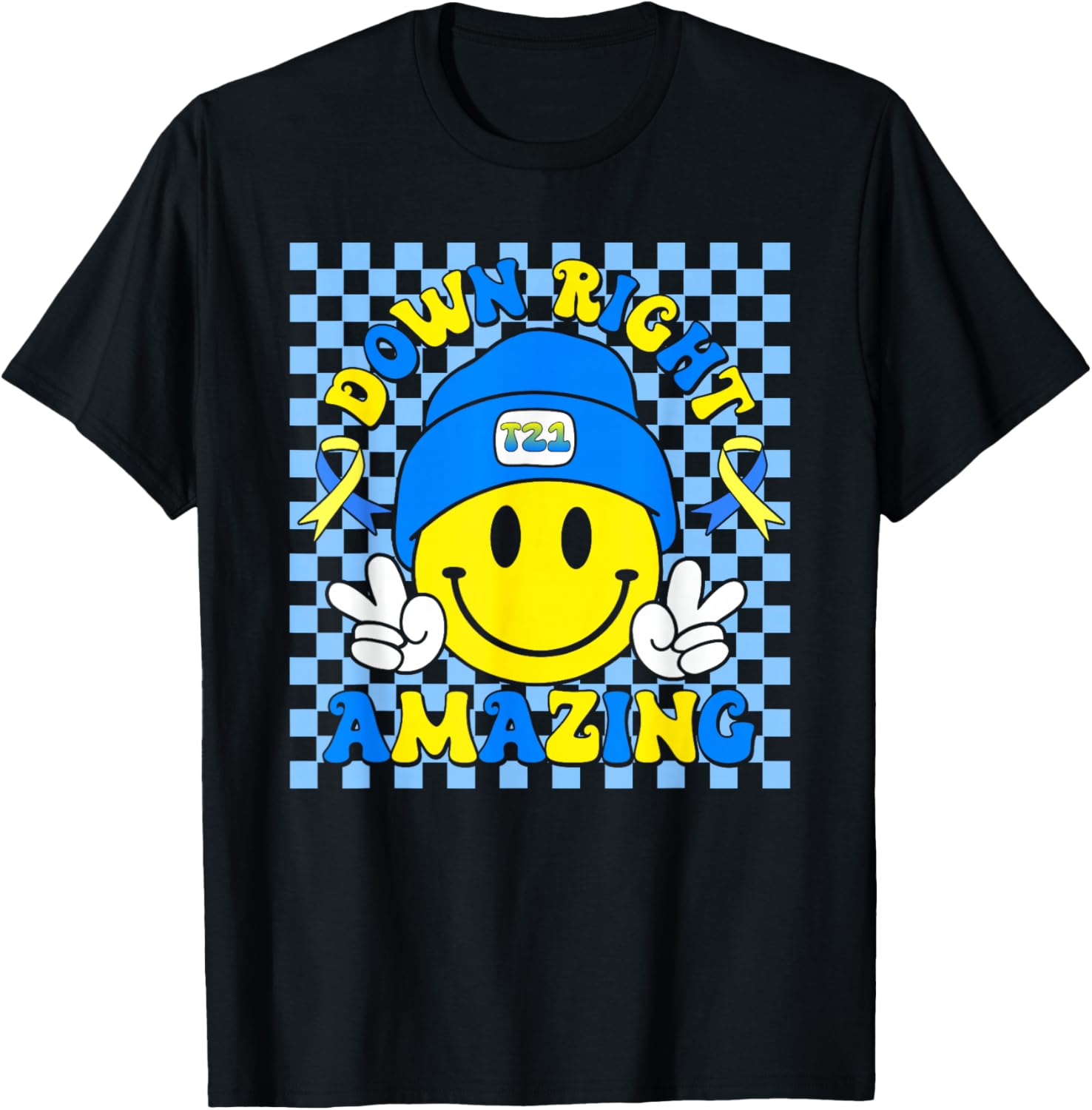 Down Right Amazing Smile Kids T-Shirt for Down Syndrome Awareness - 10