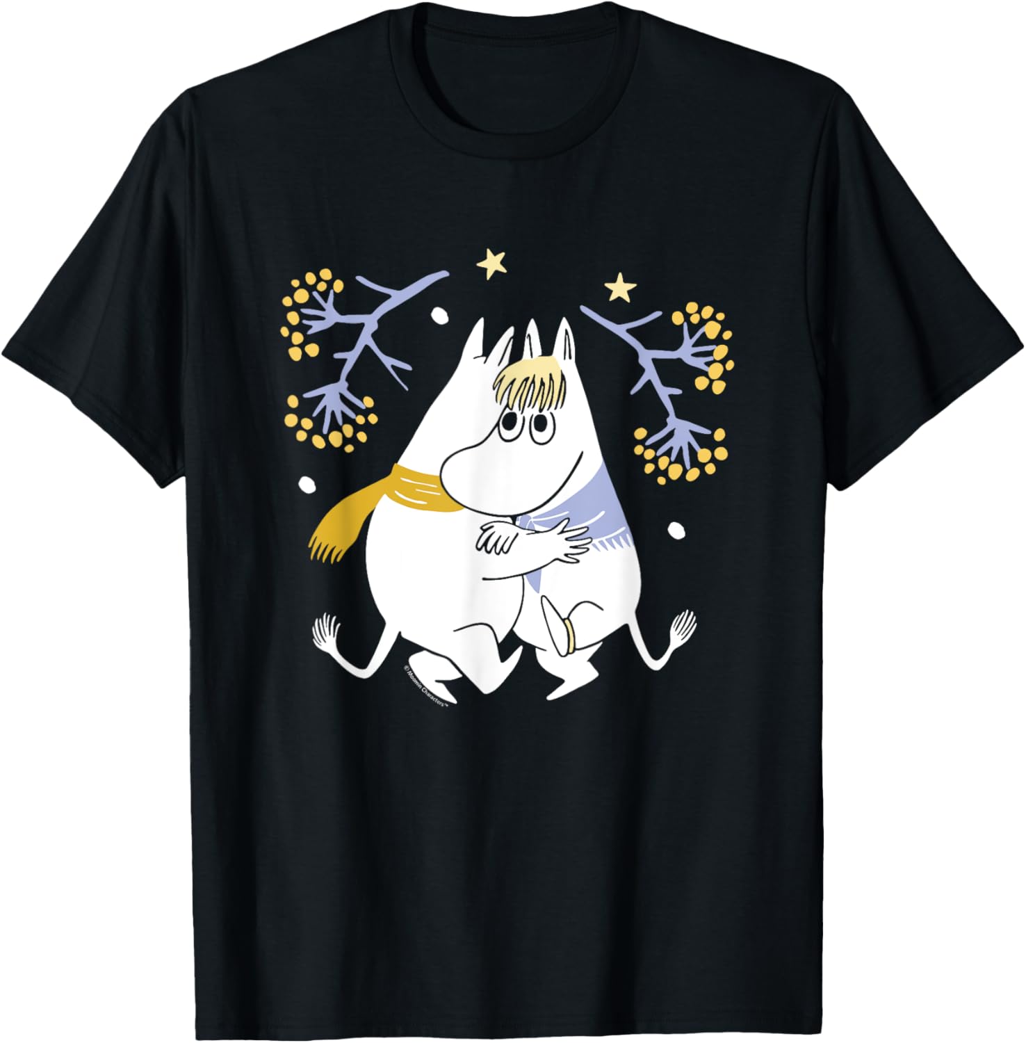 Moomin Moomintroll and Snorkmaiden Winter Dance T-Shirt for Kids - 3