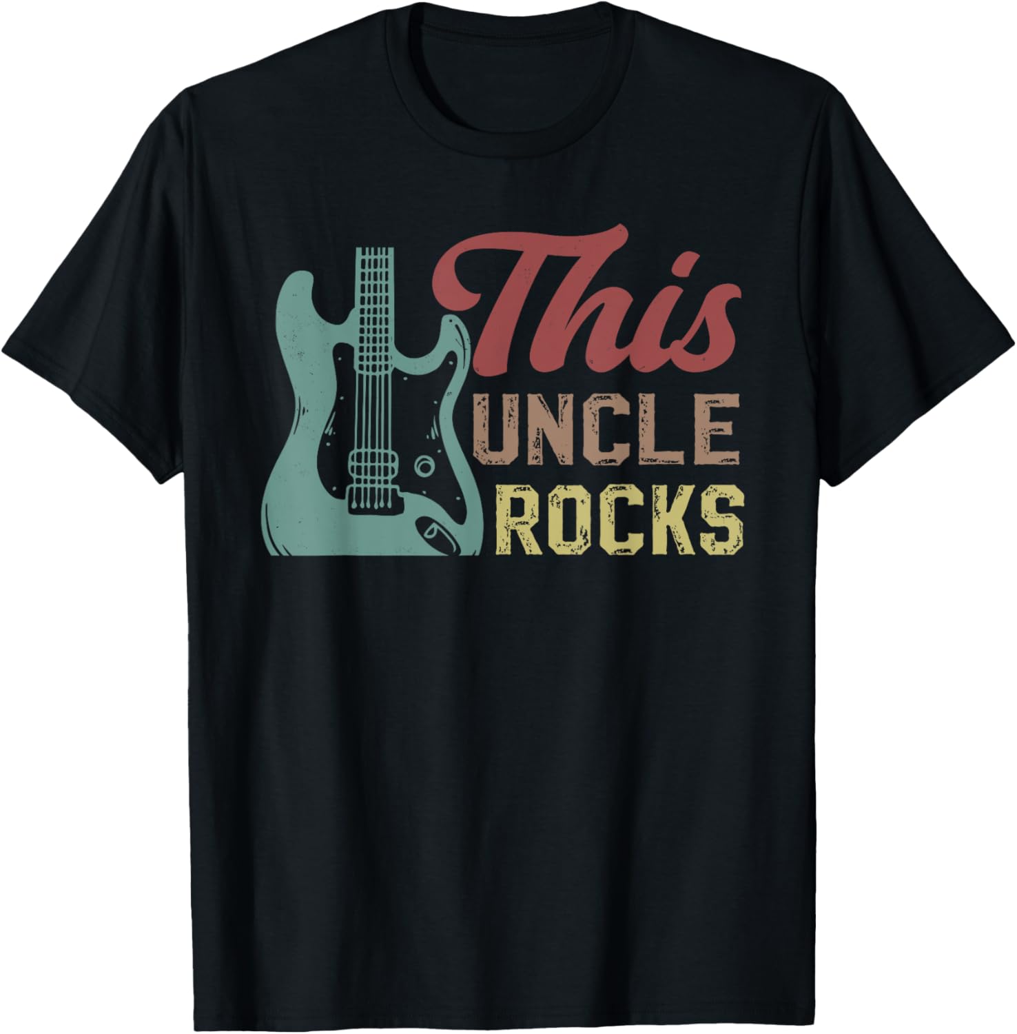 Guitar Uncle T-Shirt for Guitarists - Perfect Gift for Musical Uncles - 13