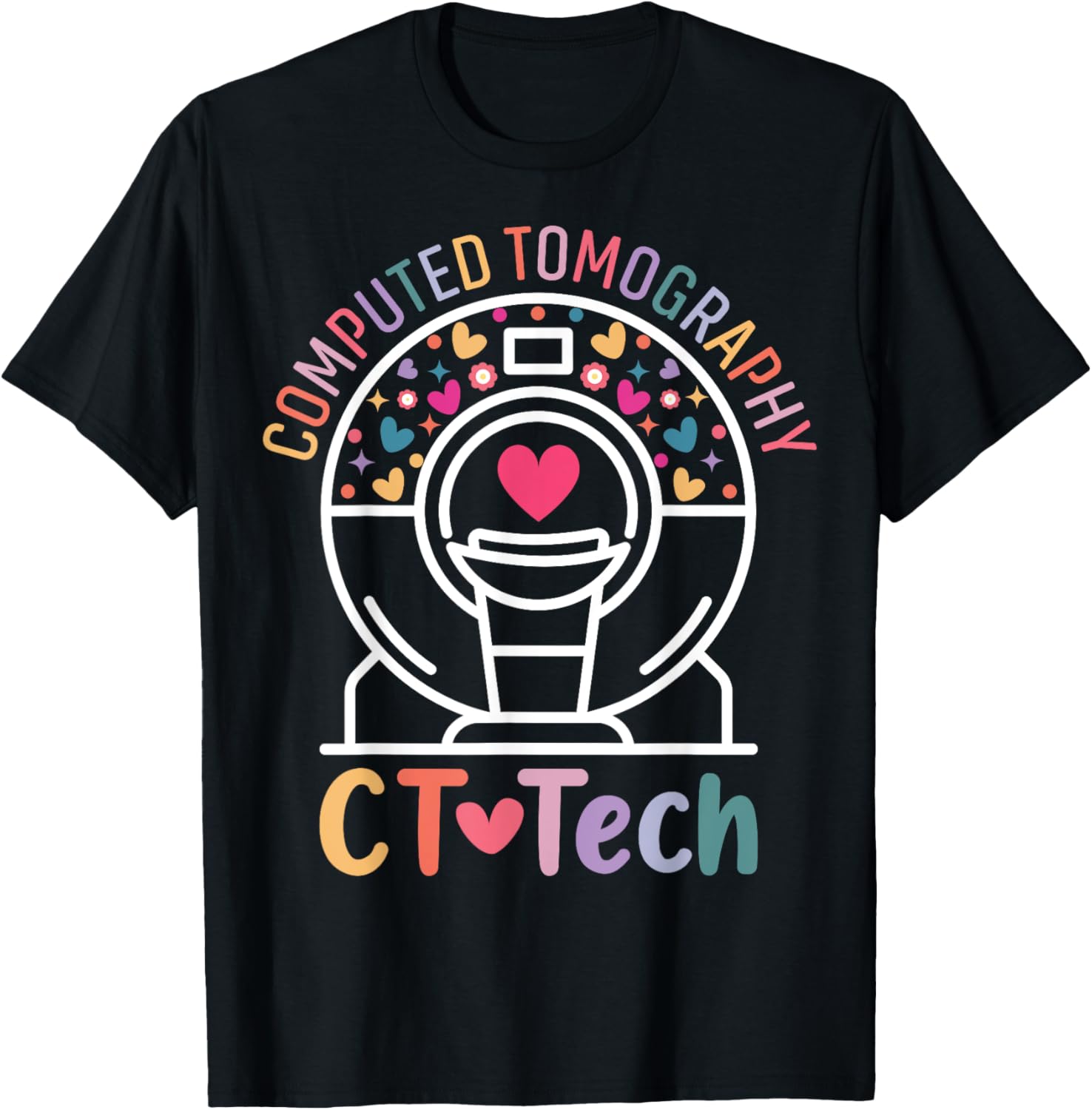 CT Tech Computed Tomography Radiology T-Shirt for Radiology Lovers - 1