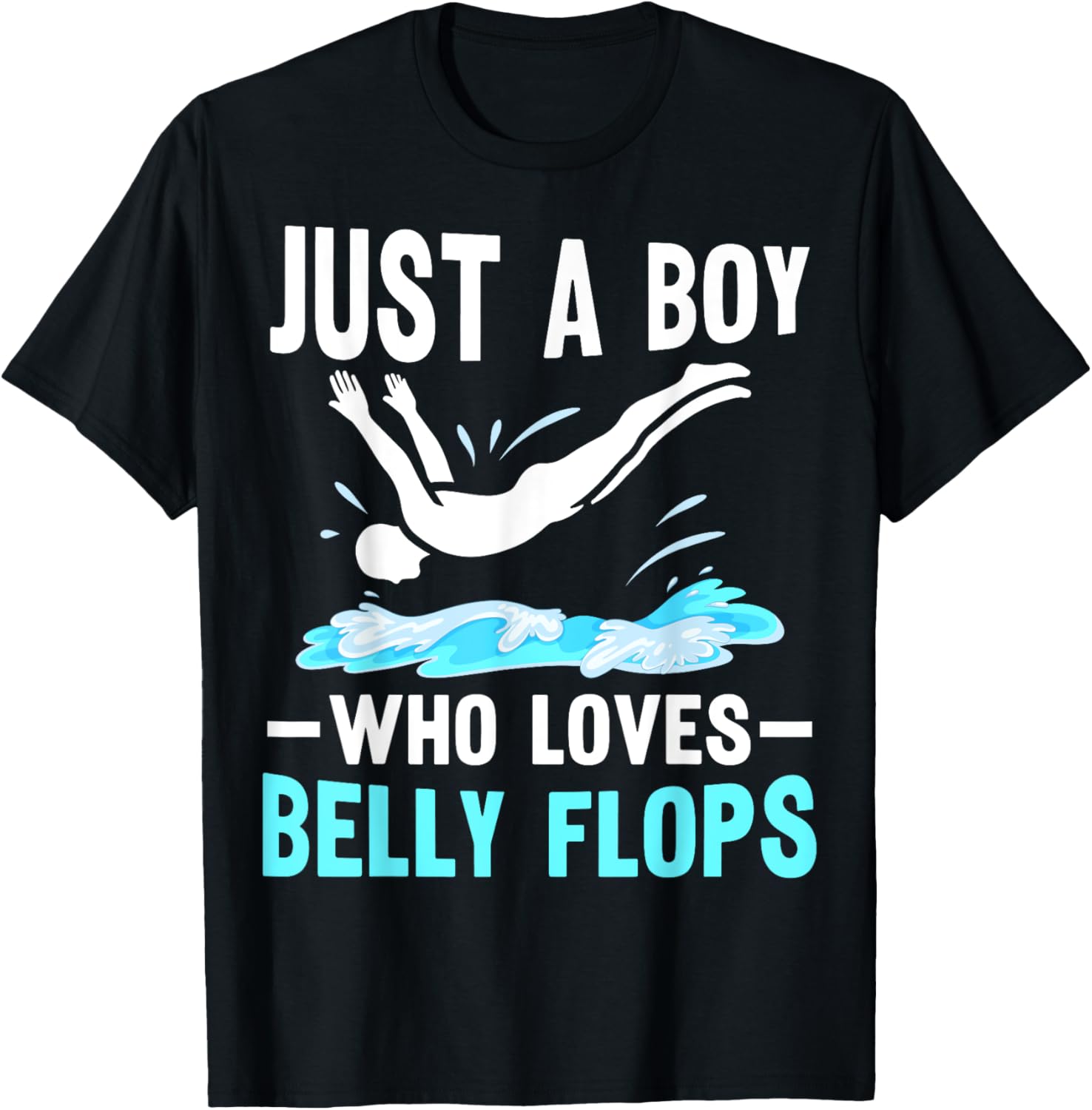 Belly Flop Lover T-Shirt for Summer Fun at the Swimming Pool - 5