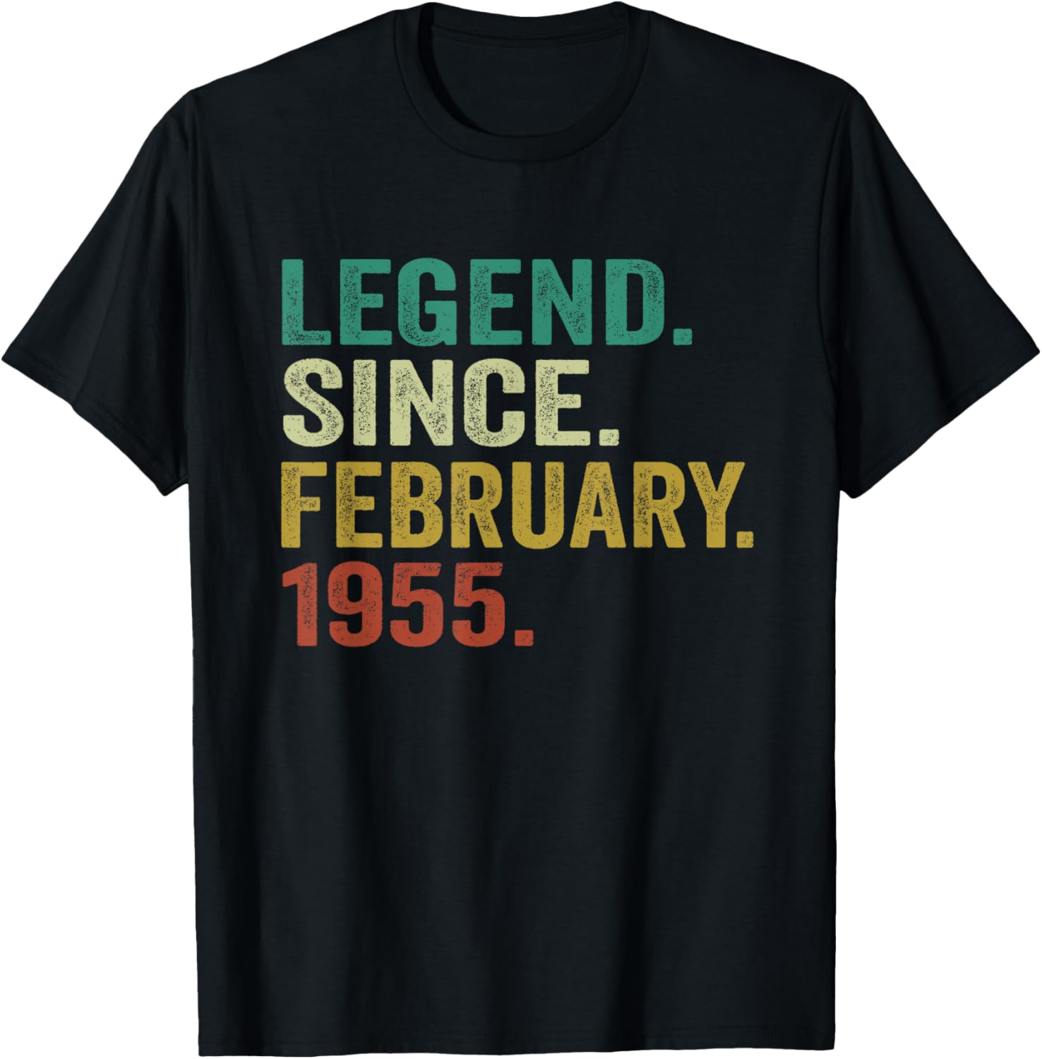 70th Birthday T-Shirt Celebrating 70 Years of Legend Since 1955 - 4