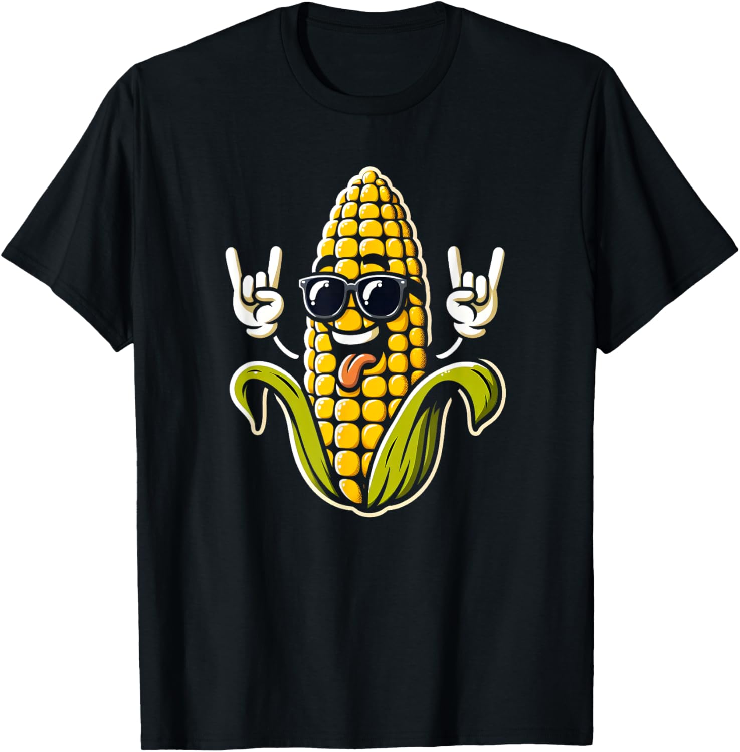 Rock On Corn Sweet Corn Lover T-Shirt for Fun Summer Style - 9