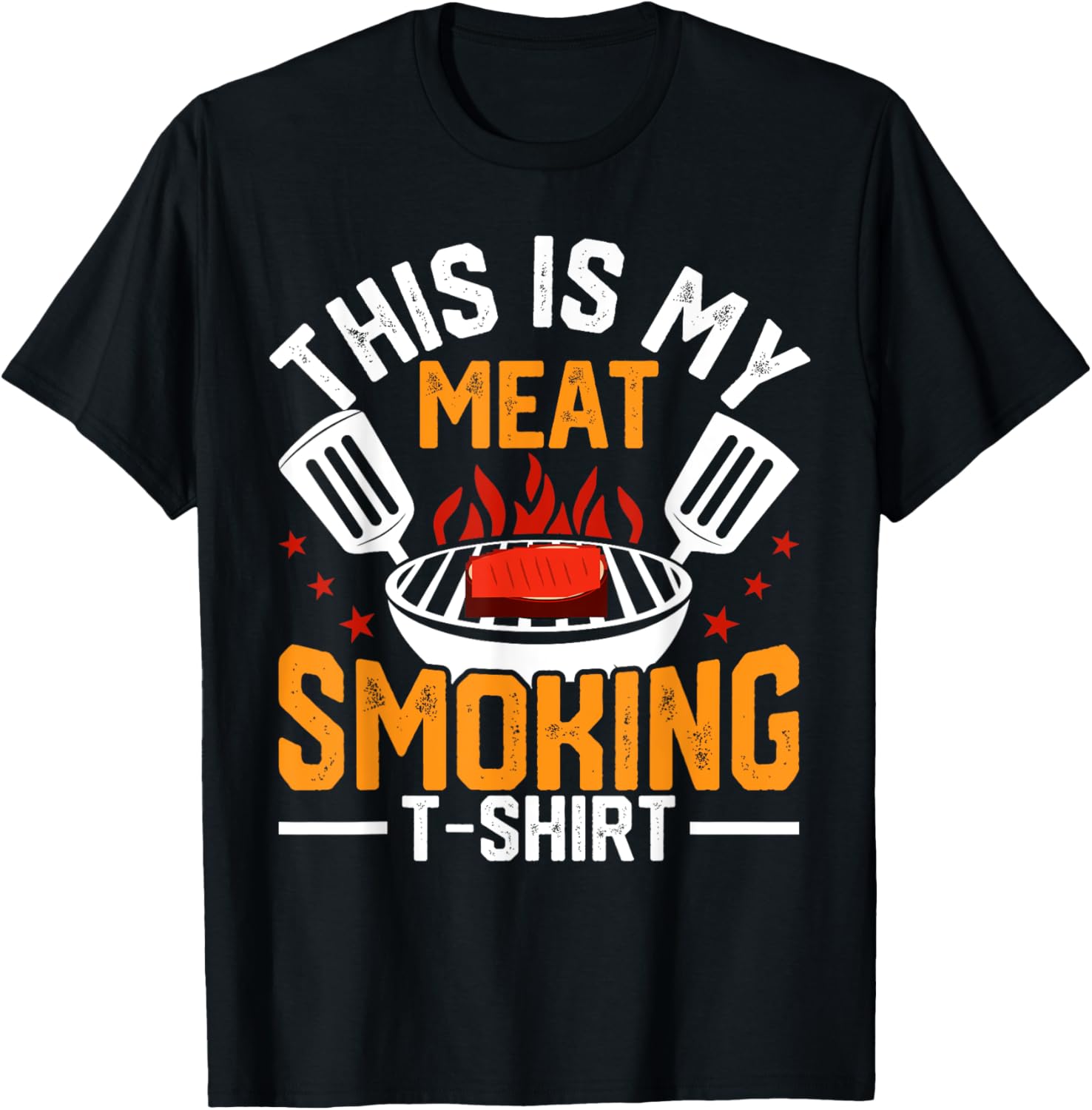 This Is My Meat Smoking BBQ Graphic T-Shirt for BBQ Lovers - 1