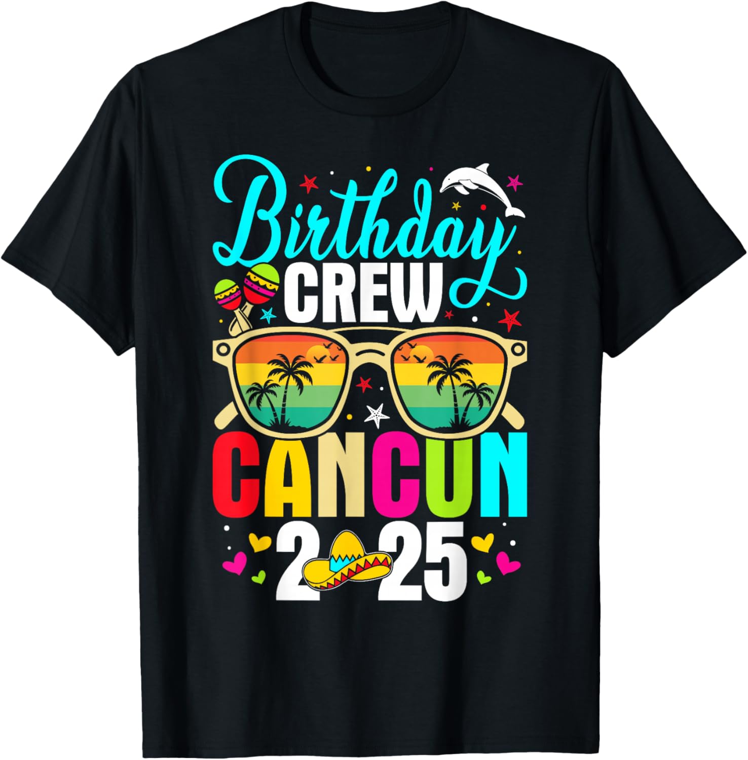 Fun Matching Cancun Birthday Boy Trip T-Shirt for 2025 Celebration - 10