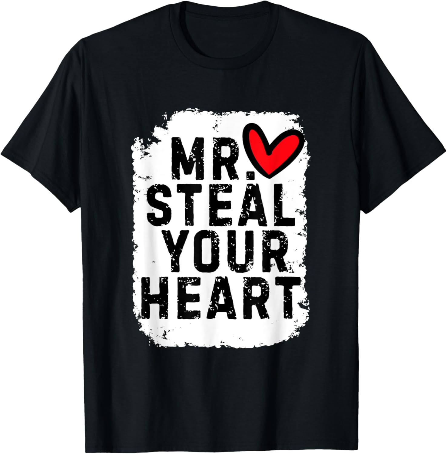 Mr Steal Your Heart Boys Toddler Valentine's Day T-Shirt for Kids - 10