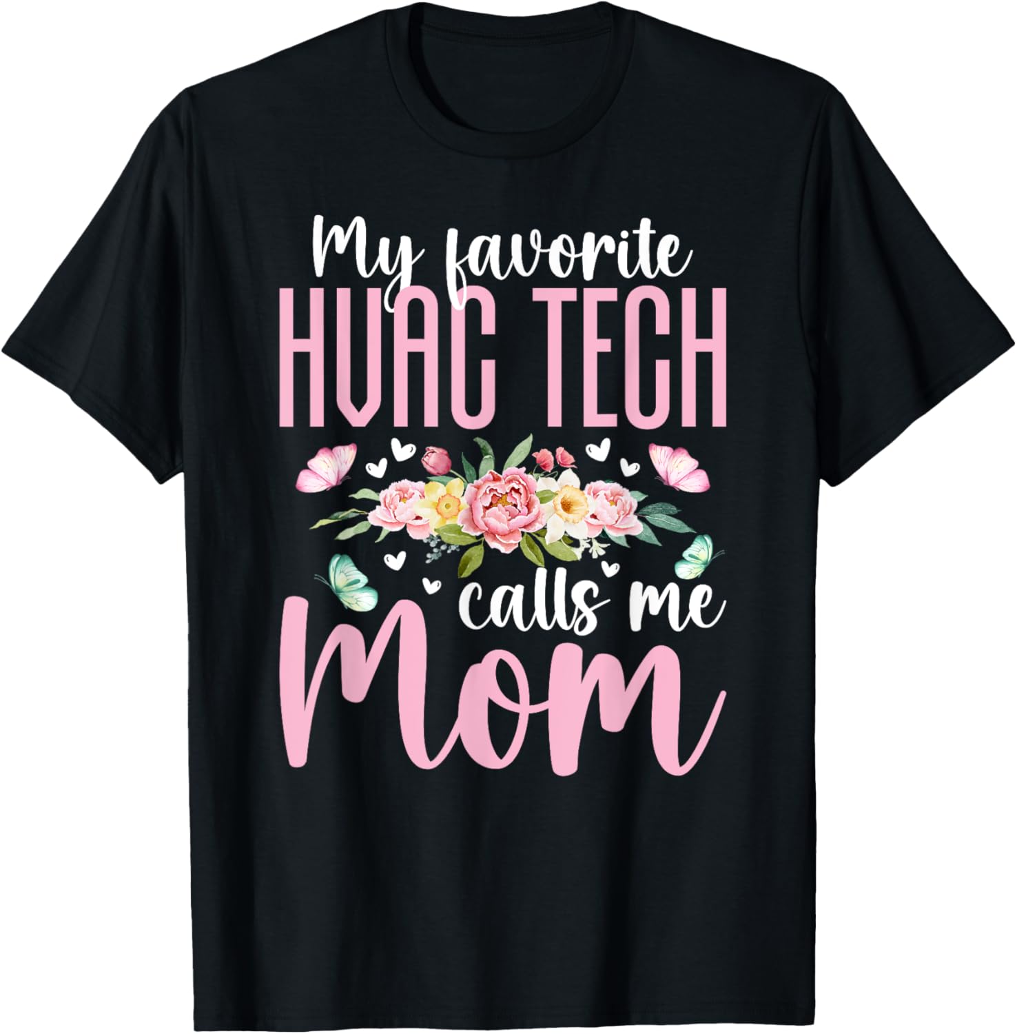 Proud HVAC Tech Mom T-Shirt for Moms of HVAC Technicians - Stylish Comfort - 10