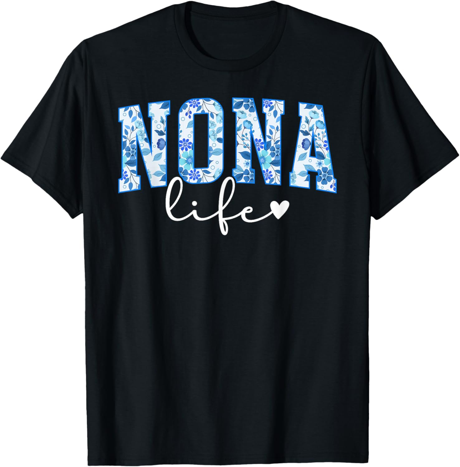 Nona Life Grandma T-Shirt for Loving Grandmothers - Cute Gift Idea - 4