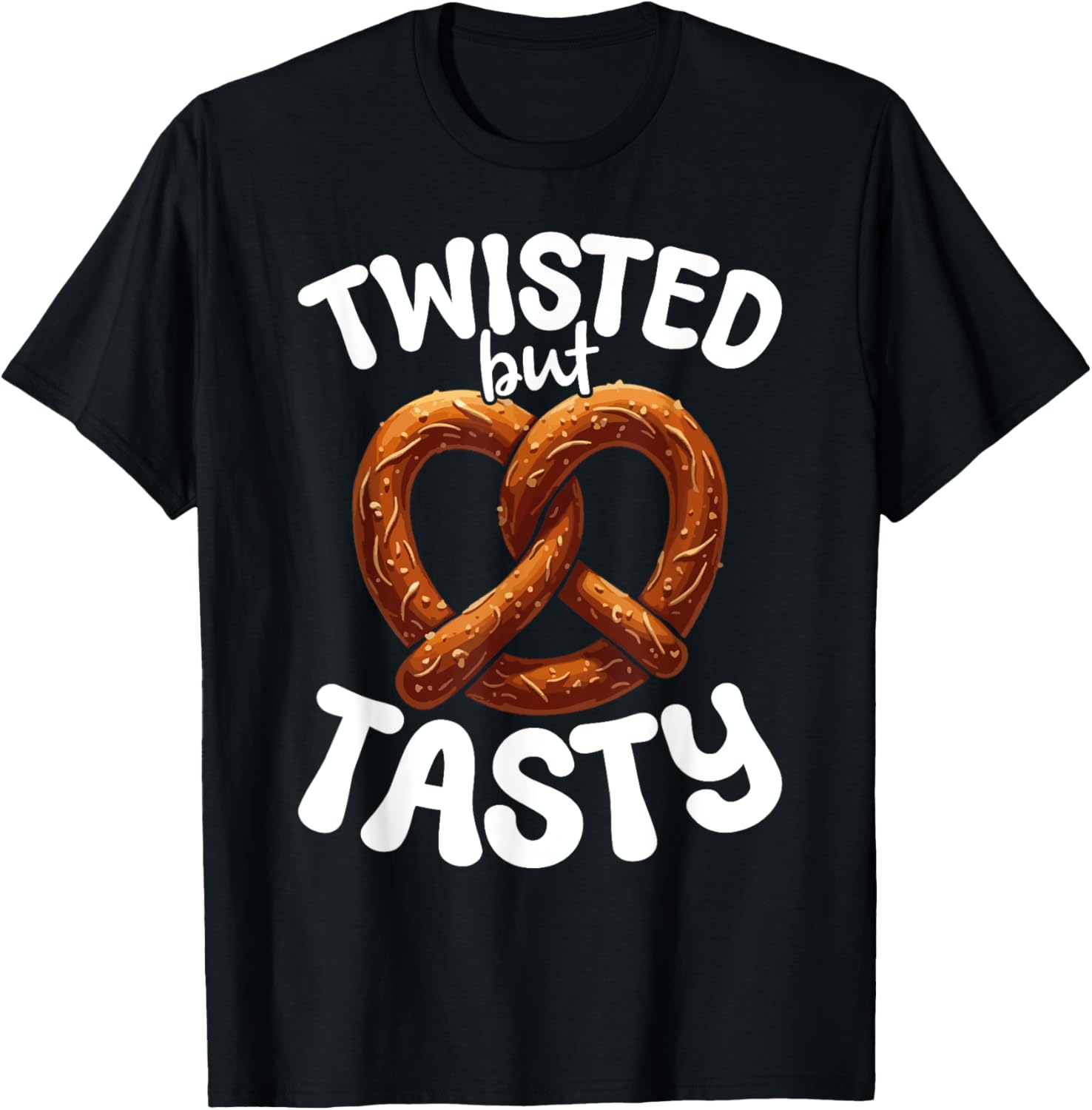 Pretzel Twisted But Tasty Pastry Lover T-Shirt for Foodies - 8