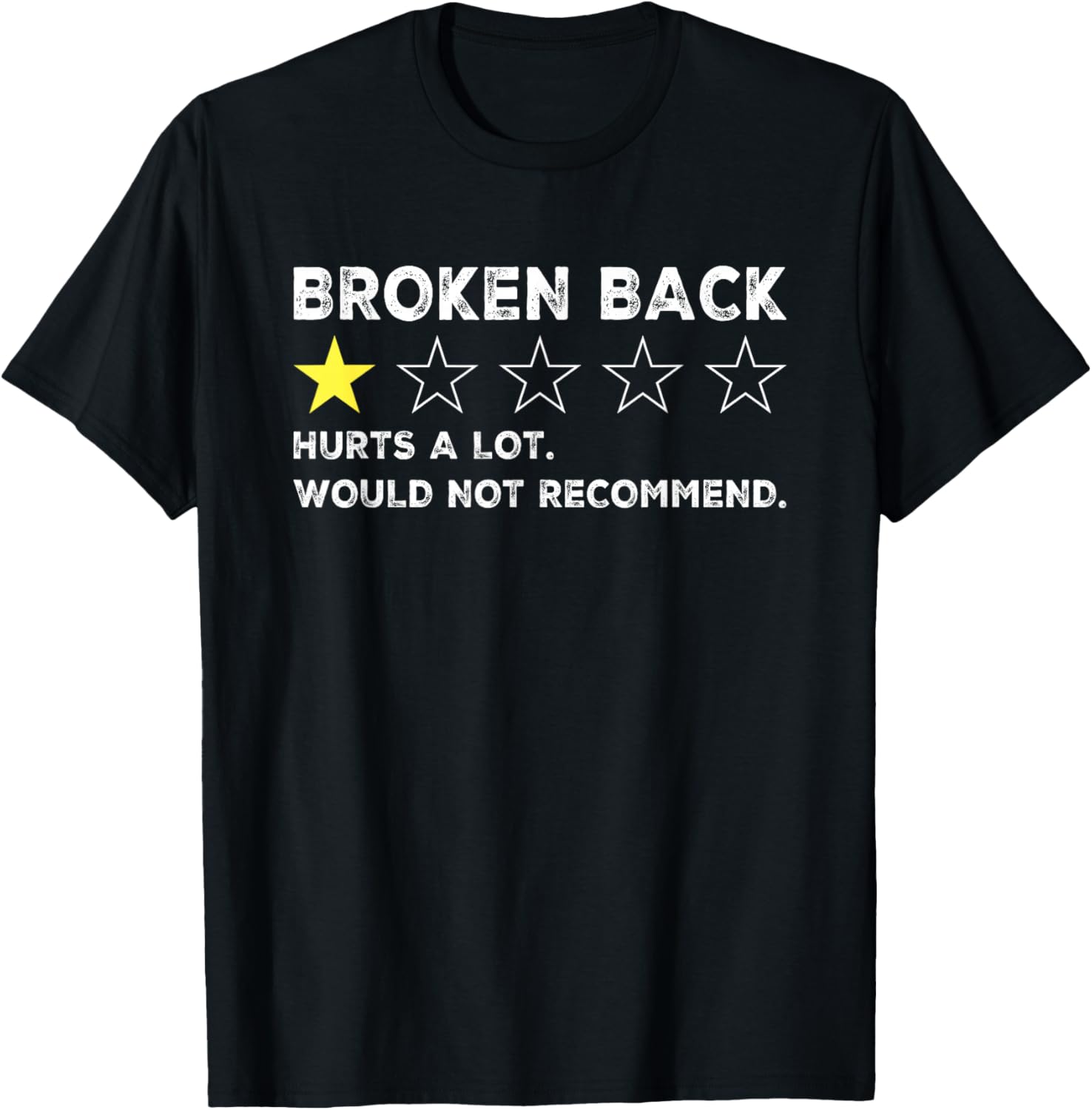 Funny Get Well Soon T-Shirt for Broken Back Spine Injury Recovery - 20