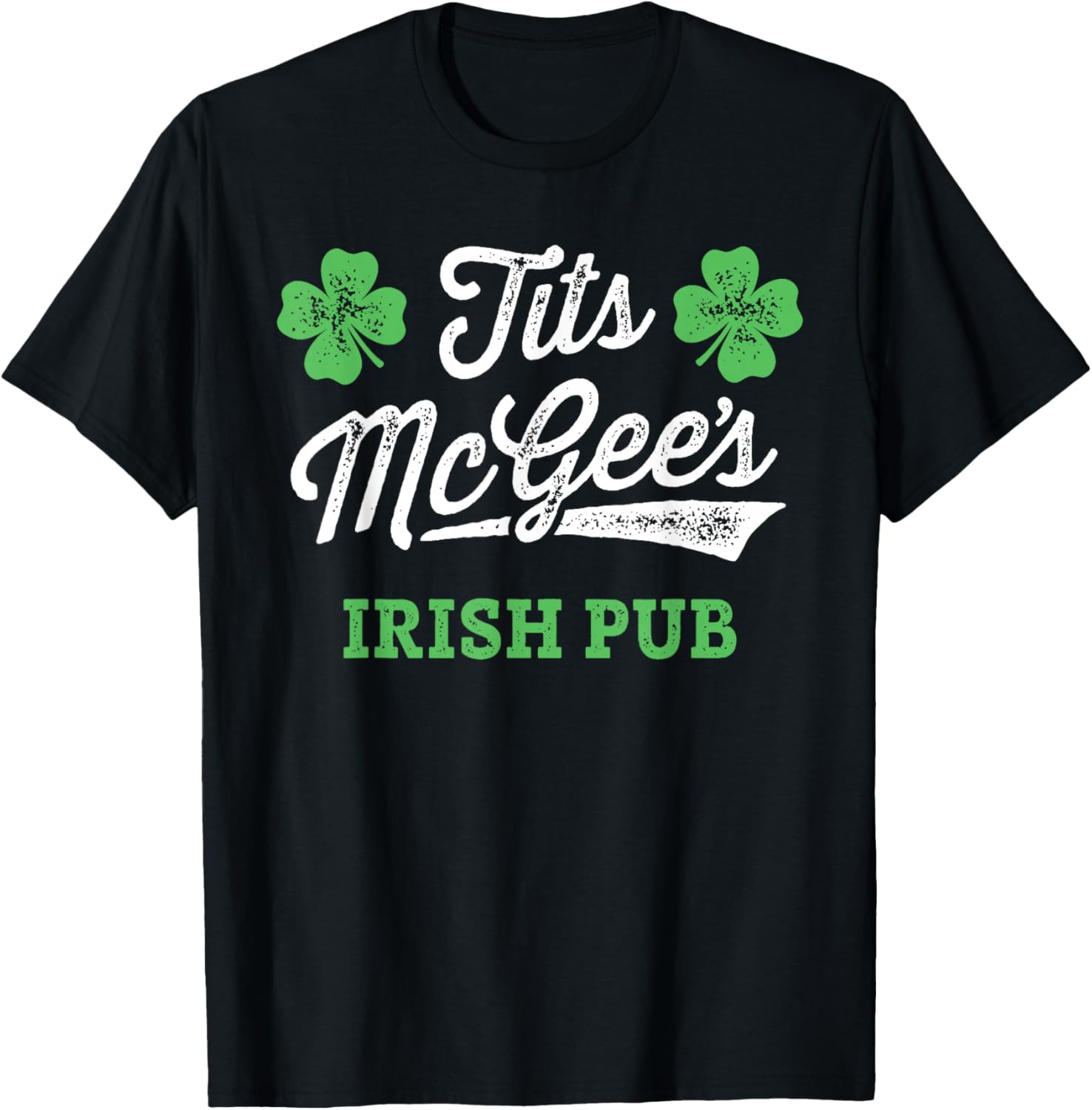 Funny Tits McGee's Irish Pub St. Patrick's Day T-Shirt for Festive Fun - 5