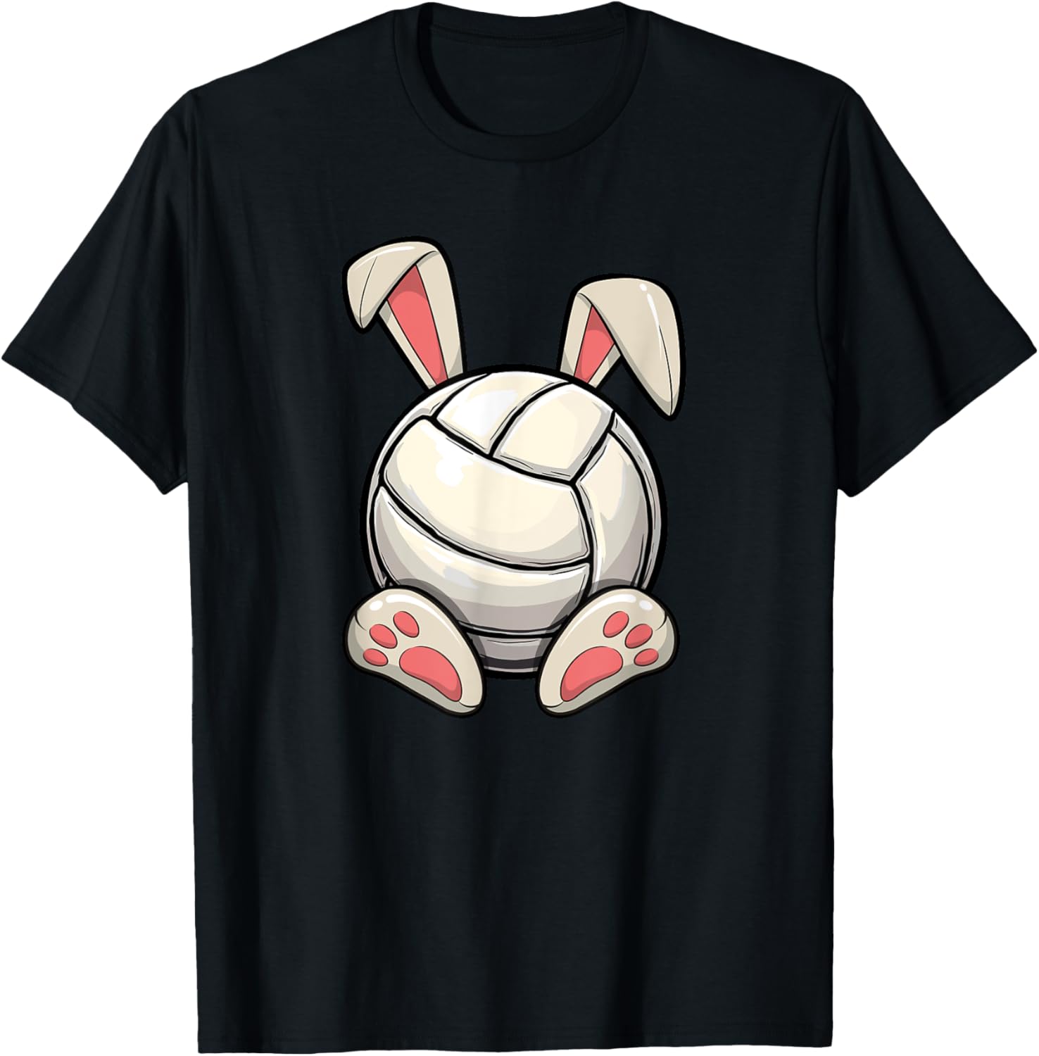 Easter Volleyball Bunny Ears T-Shirt for Kids' Egg Hunt Fun - 25