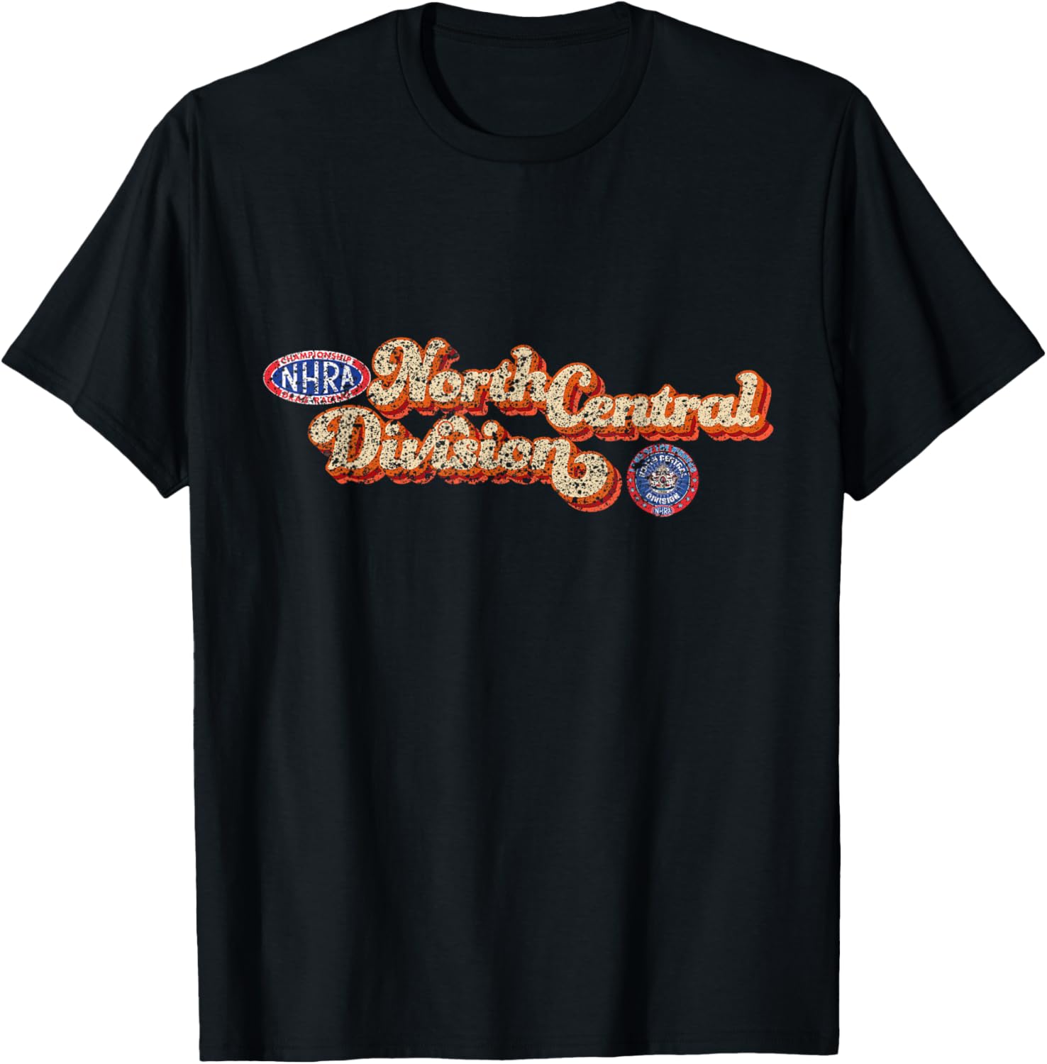 Vintage NHRA North Central Division T-Shirt for Racing Fans - 19