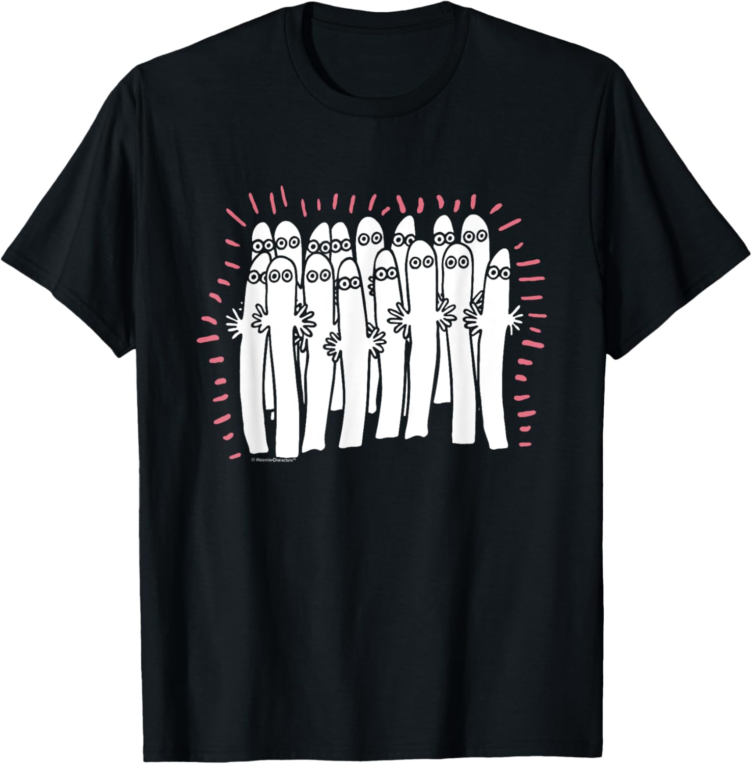 Moomin Spooky Hattifatteners T-Shirt for Fun Autumn Vibes - 1