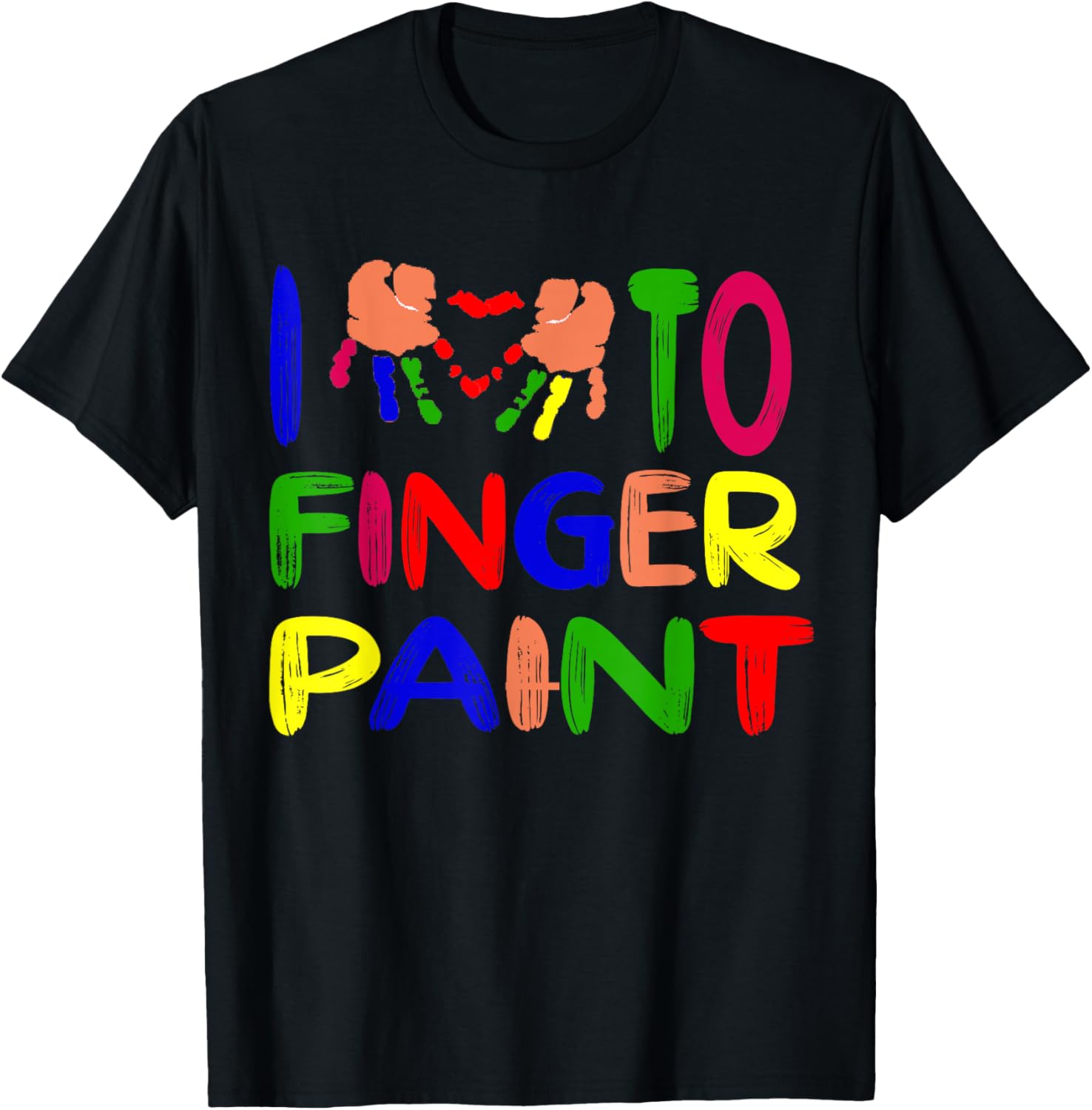 Cute Couple Valentine T-Shirt I Heart Love to Finger Paint Gift - 25