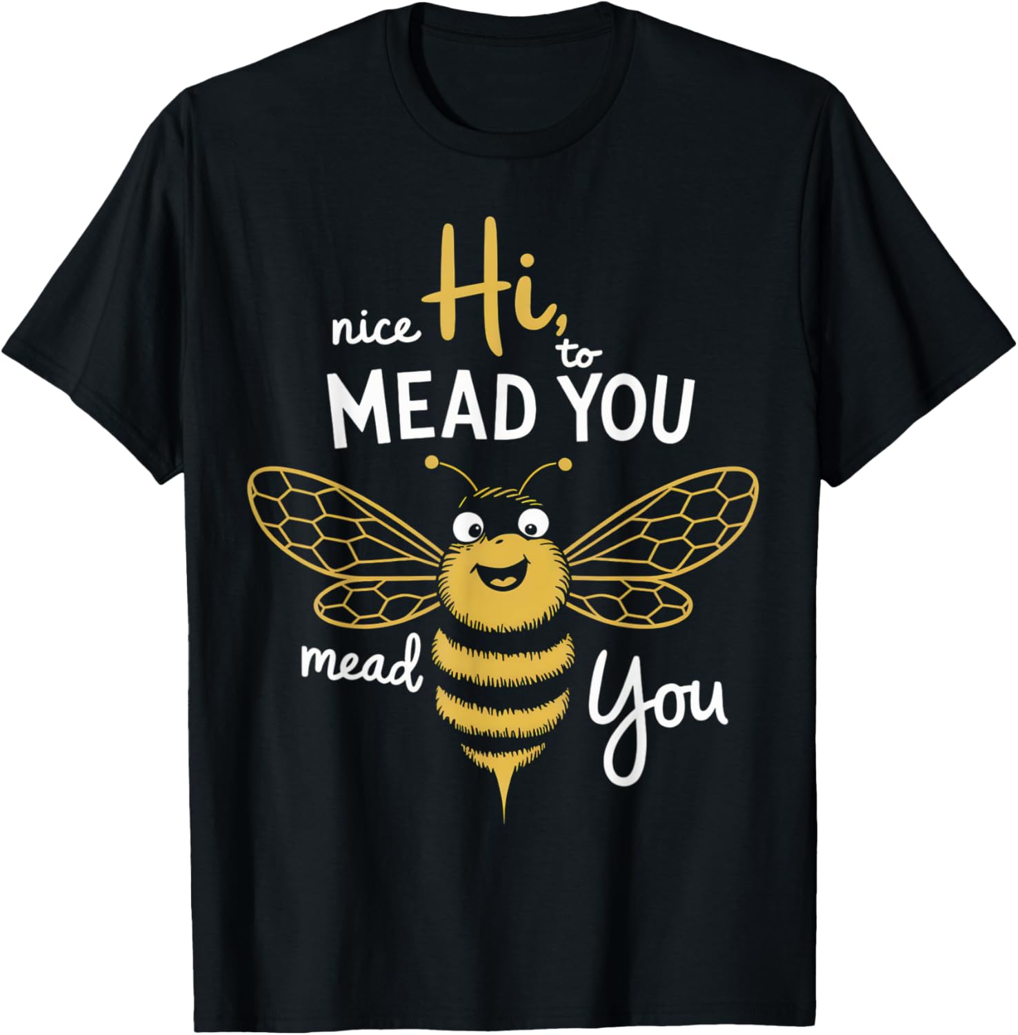 Cute Bee Buzz Humor T-Shirt for Honey Love and Mead Enthusiasts - 5