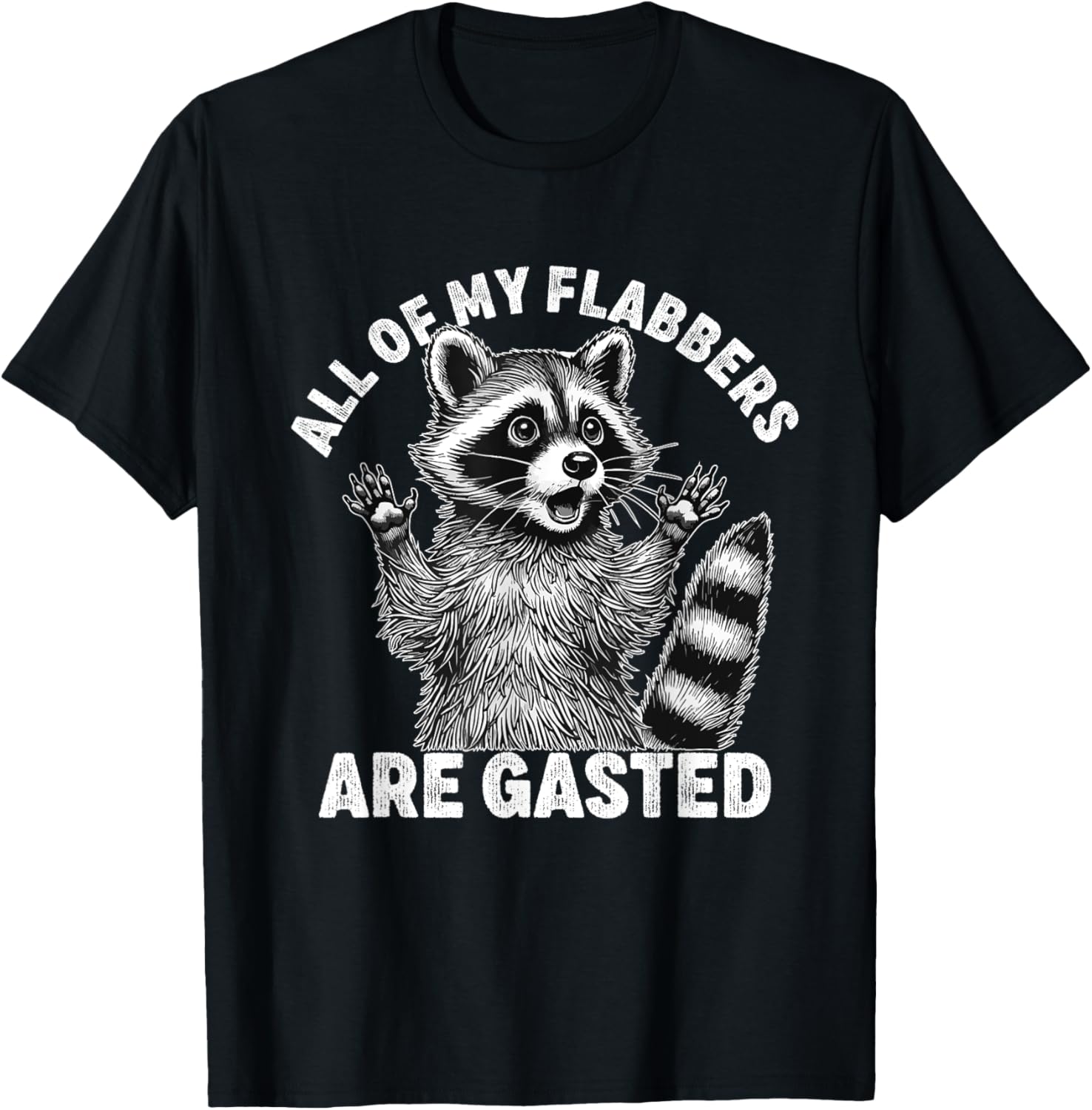 Funny Raccoon Meme T-Shirt for Laughs and Comfort in Style - 1