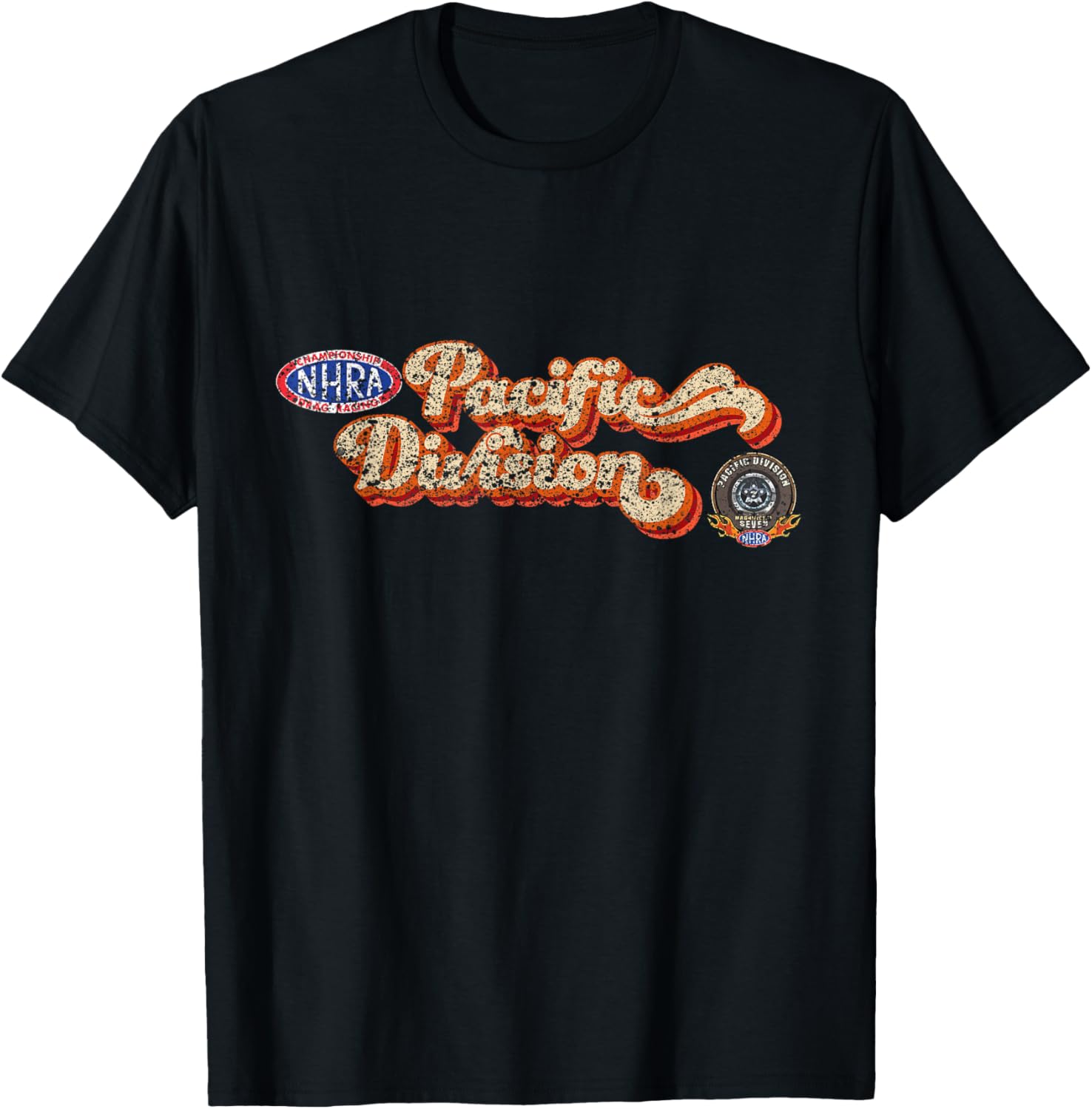 NHRA Pacific Division Vintage T-Shirt for Racing Enthusiasts and Fans - 16