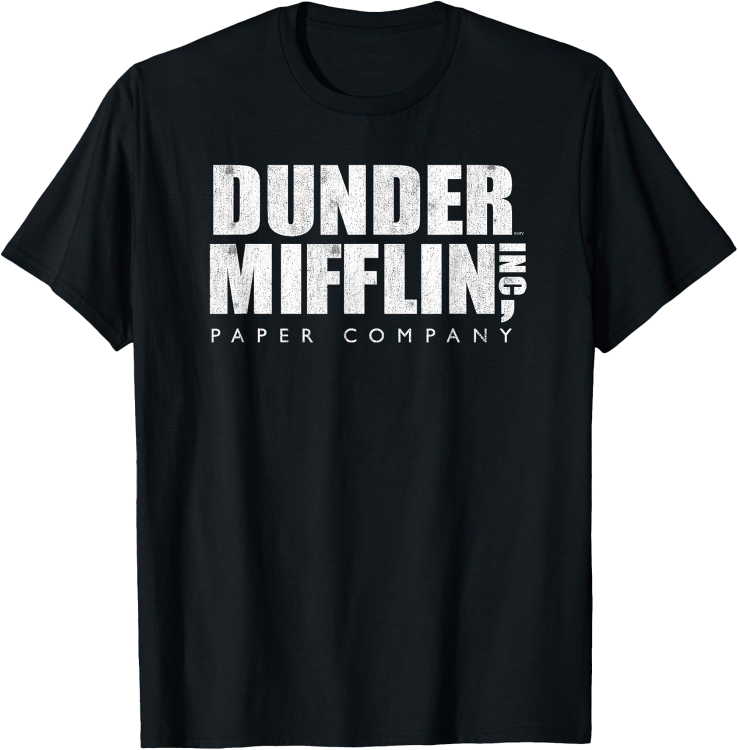 Dunder Mifflin Vintage T-Shirt for Office Fans - Unisex Casual Tee - 4
