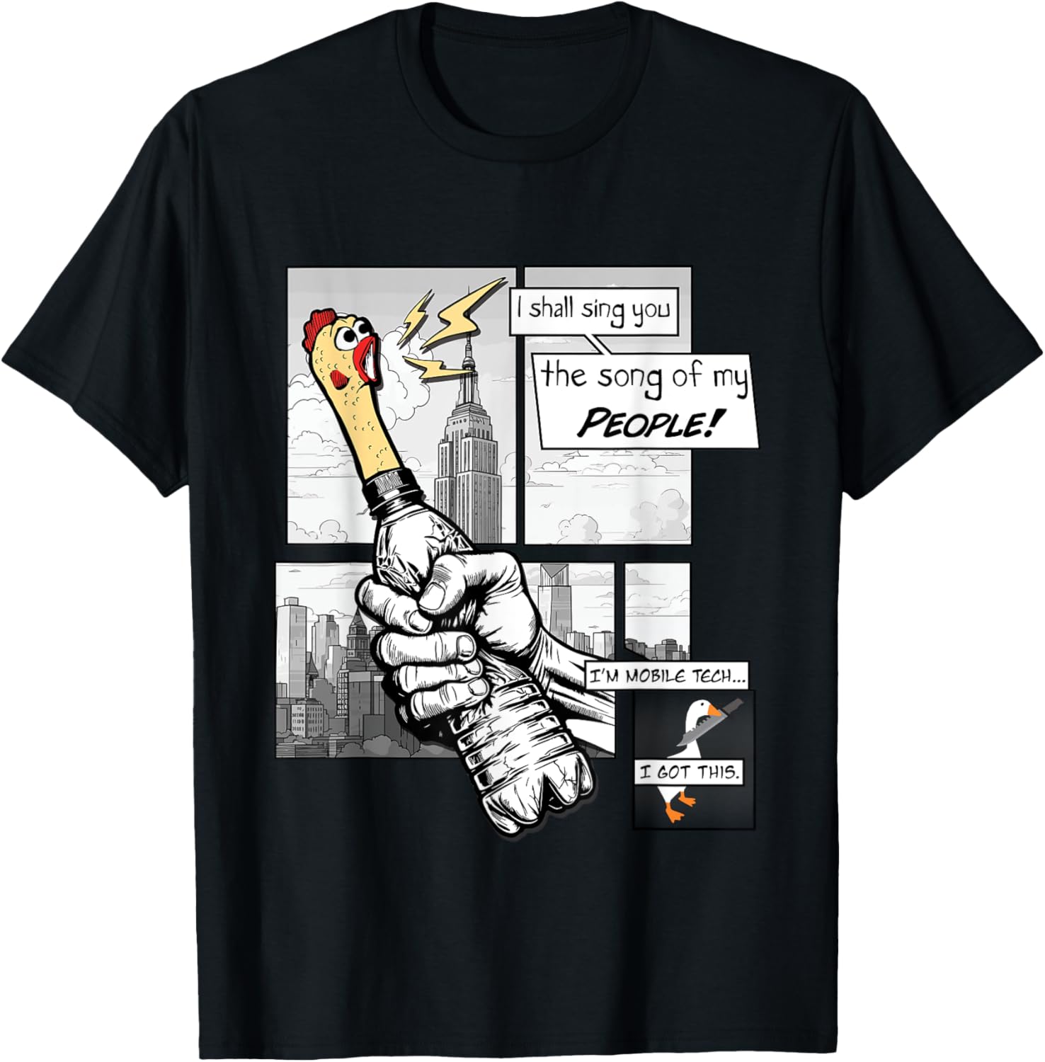 The Song of My People 2025 Mobile Tech T-Shirt for Trendy Comfort - 5