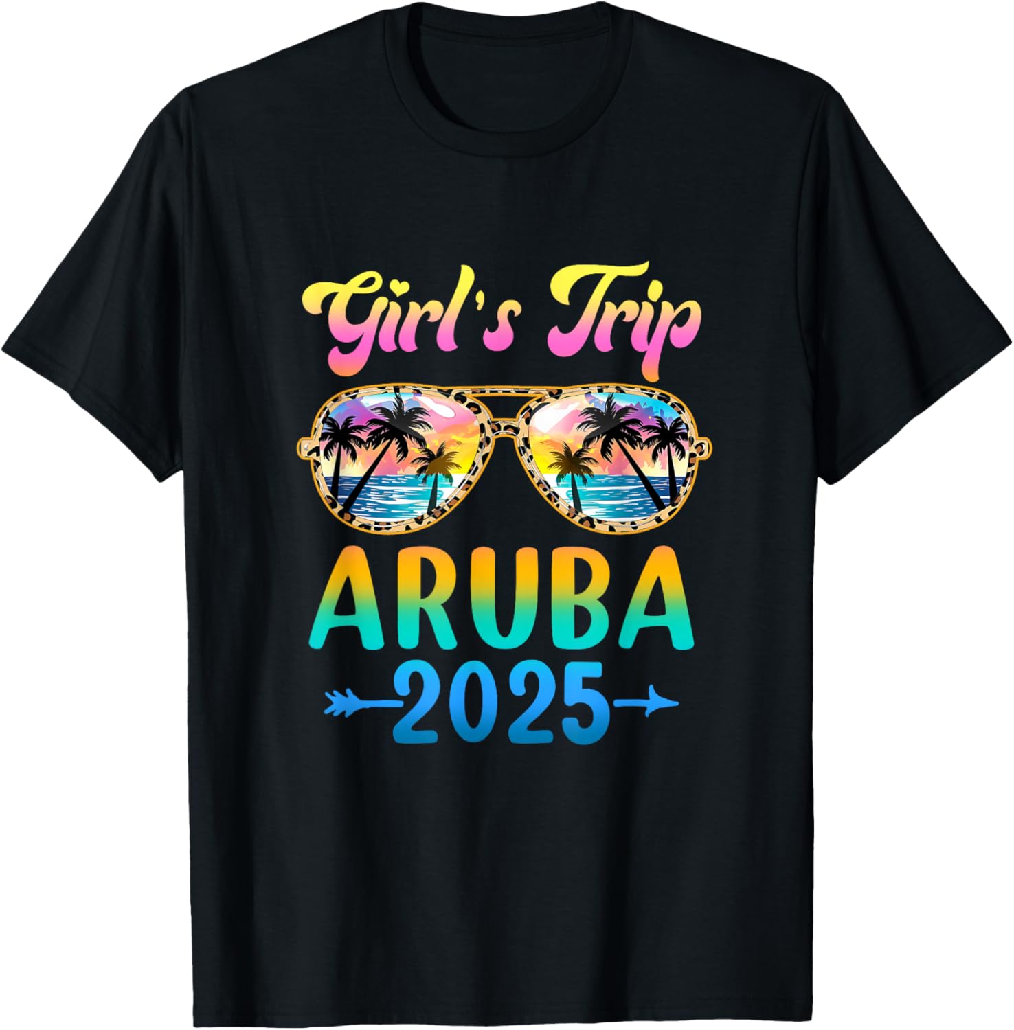 Girls Trip Aruba Summer Vacation Sunglasses T-Shirt for Fun Adventures - 25