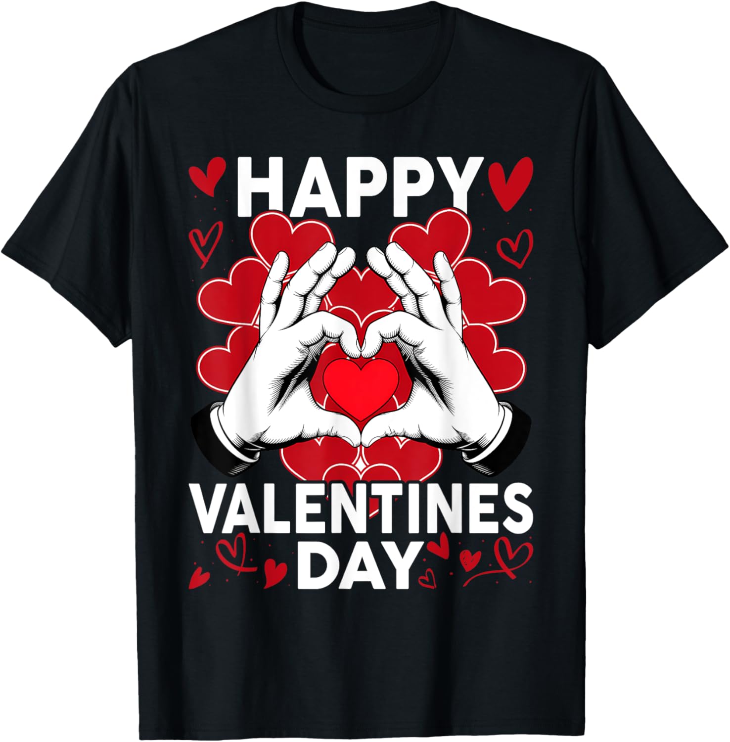 Happy Valentine's Day Couples Love T-Shirt for Perfect Date Night - 4