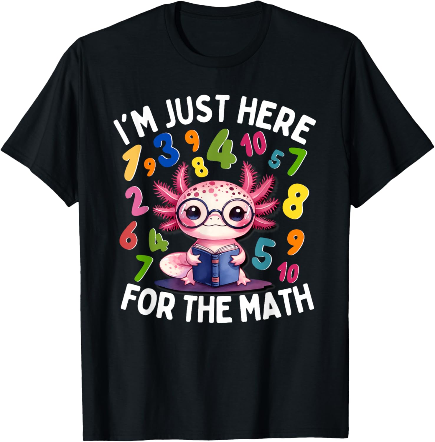 Fun Unicorn Numbers Day Kids Math Costume T-Shirt for School Activities - 1