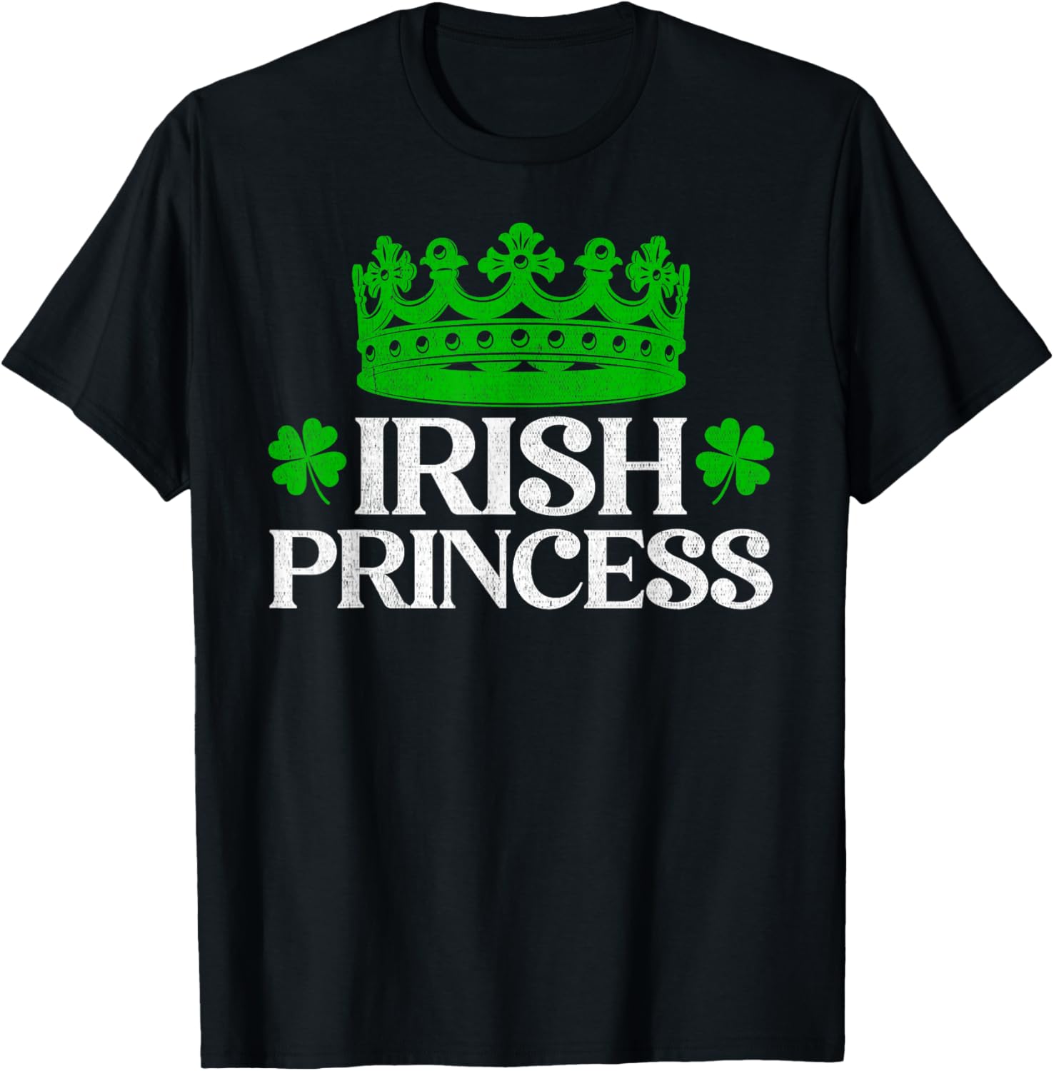 Irish Princess St Patrick's Day T-Shirt for Women and Girls - 1