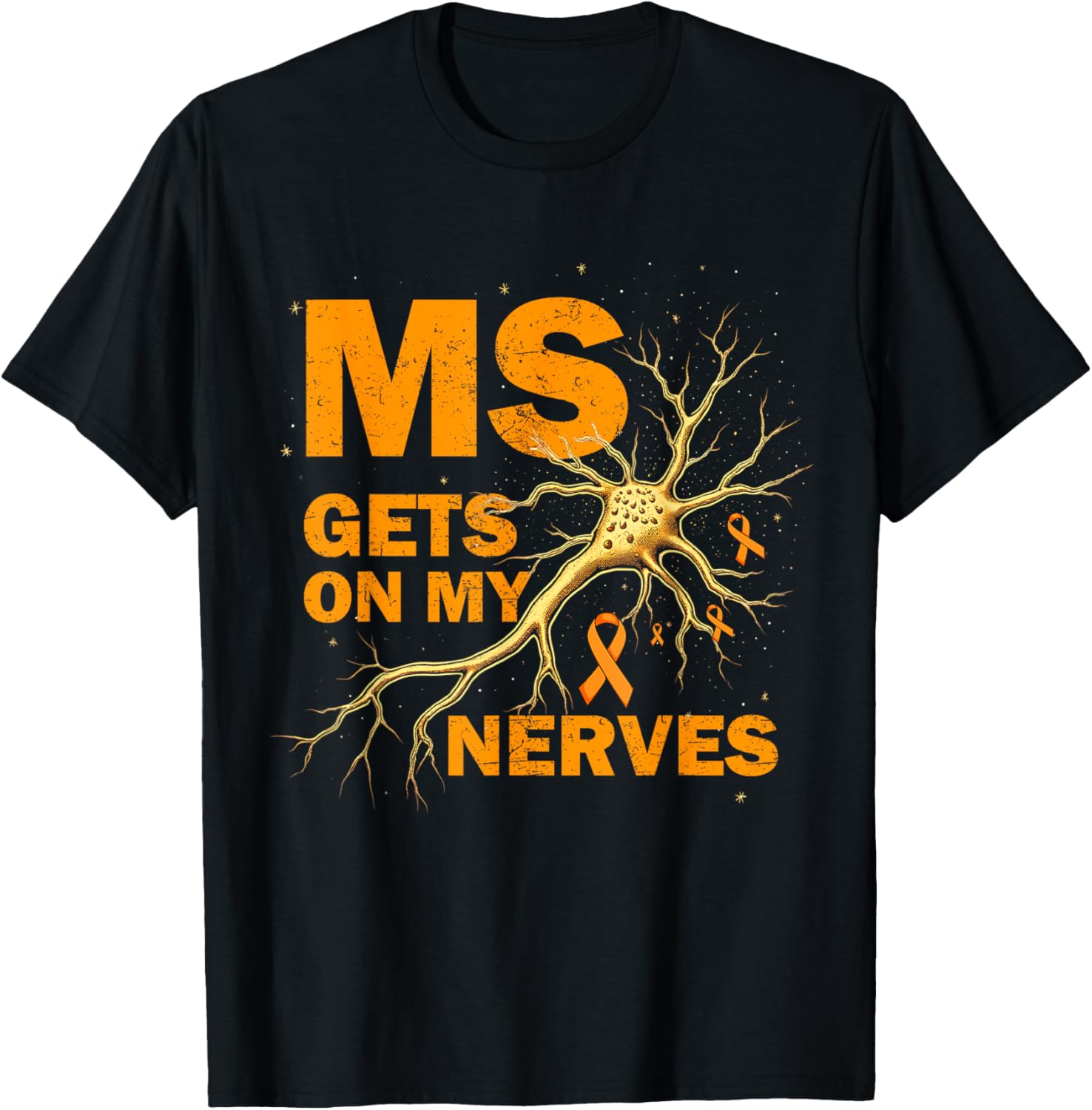 MS Awareness T-Shirt for Multiple Sclerosis Support - Cute & Comfy Design - 19