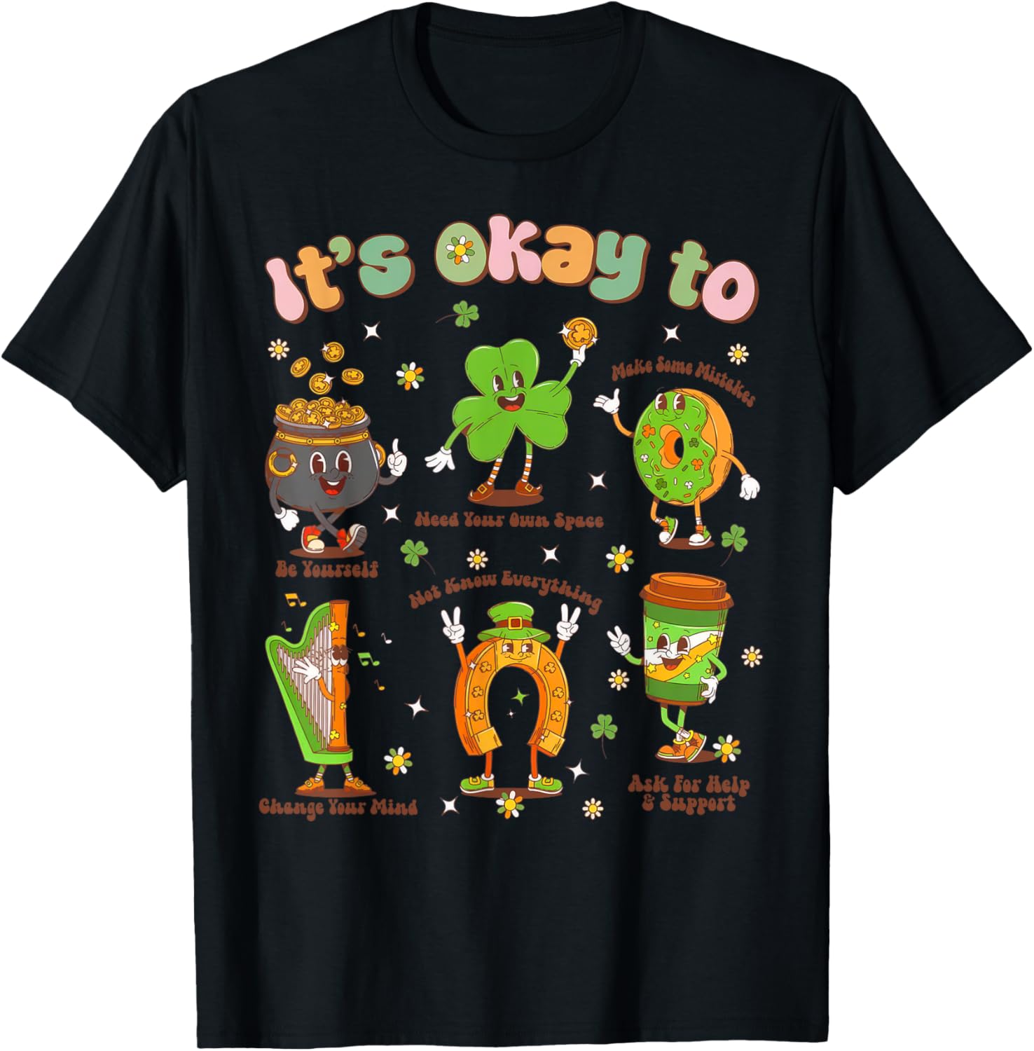 St Patrick's Day School Counselor Shamrock T-Shirt for Festive Fun - 7