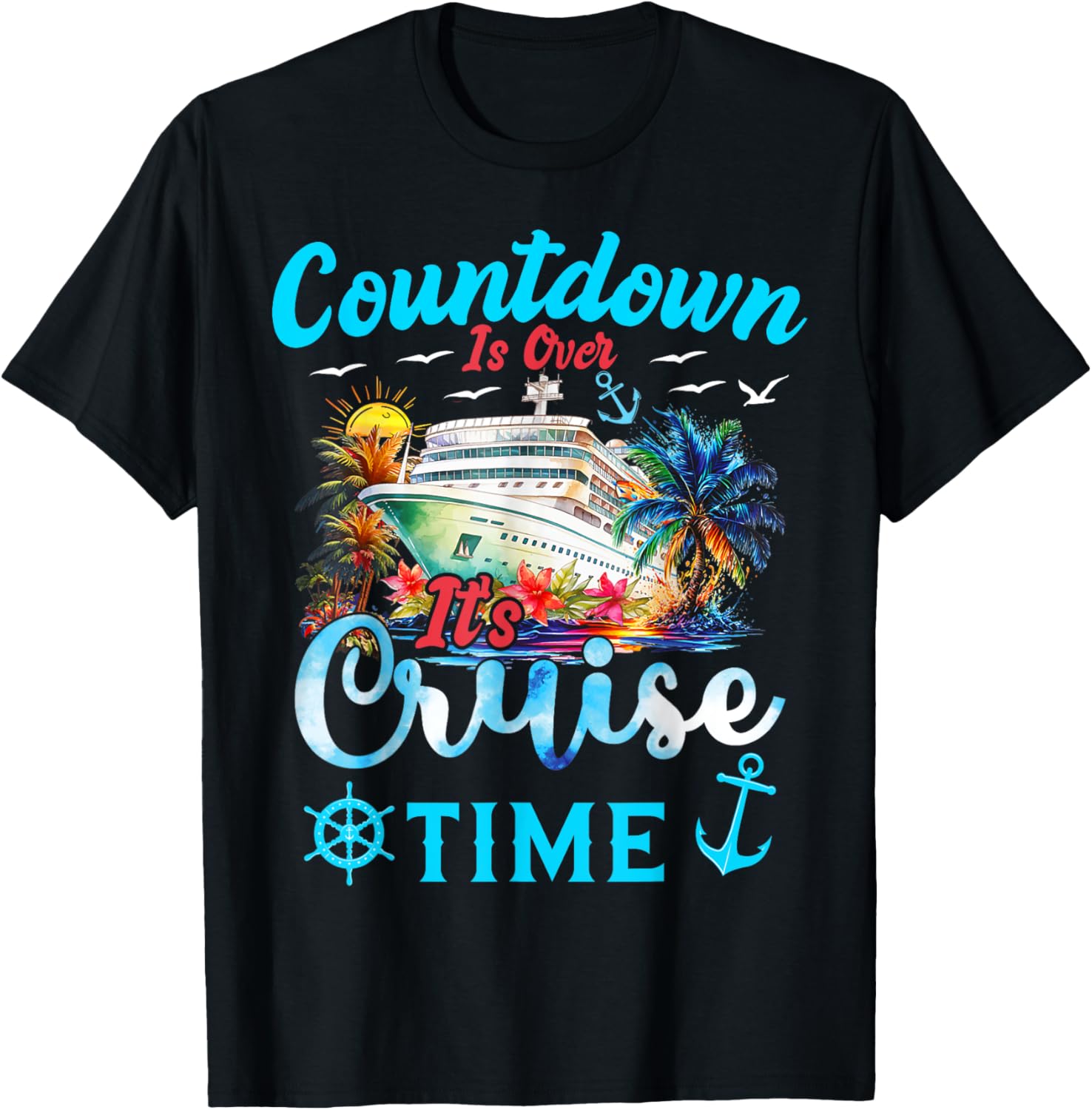 Cruise Time T-Shirt for Men and Women - Fun Countdown Graphic Tee - 8