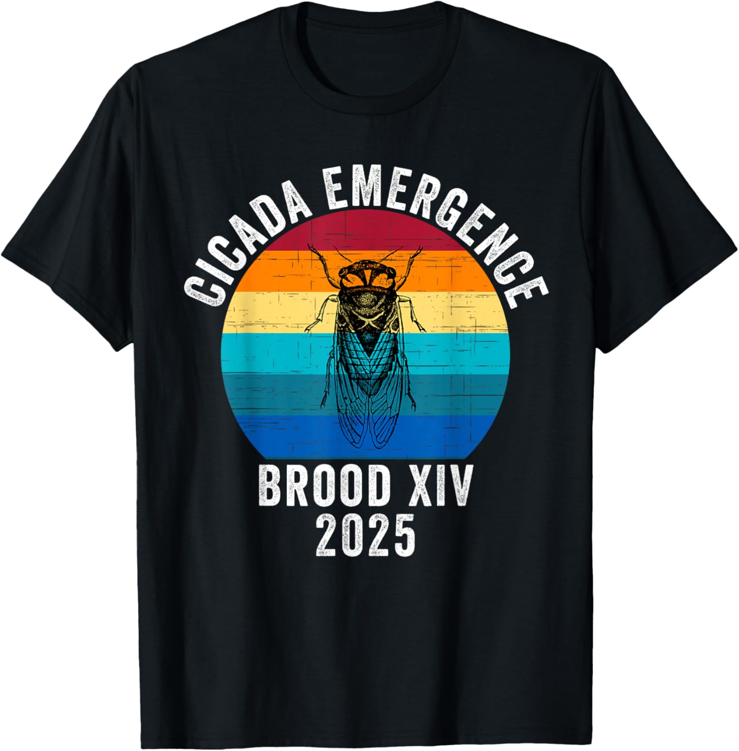 Cicada Emergence Brood XIV 2025 Funny T-Shirt for Nature Lovers - 11