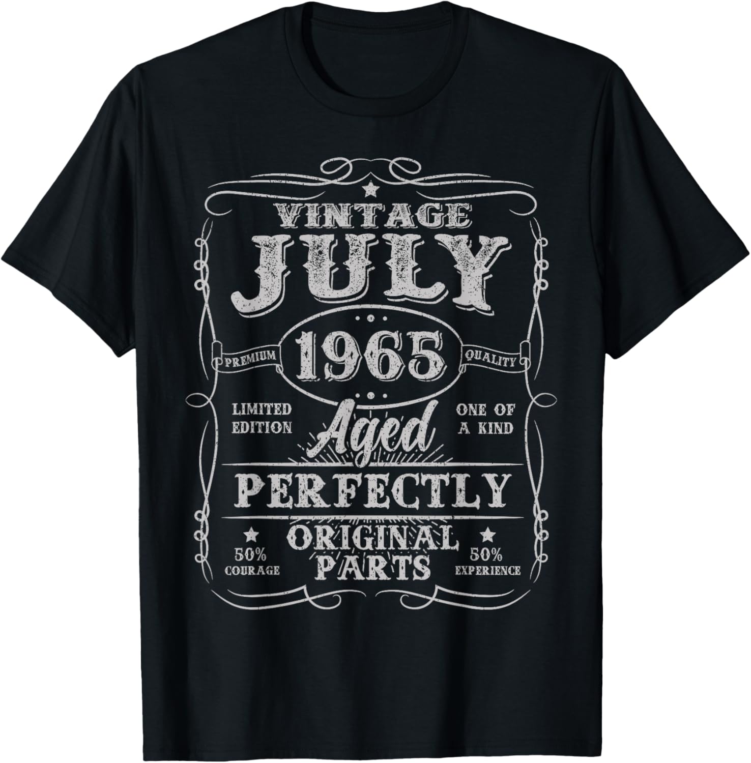 Vintage 1965 Retro 60th Birthday T-Shirt for Men and Women - 18